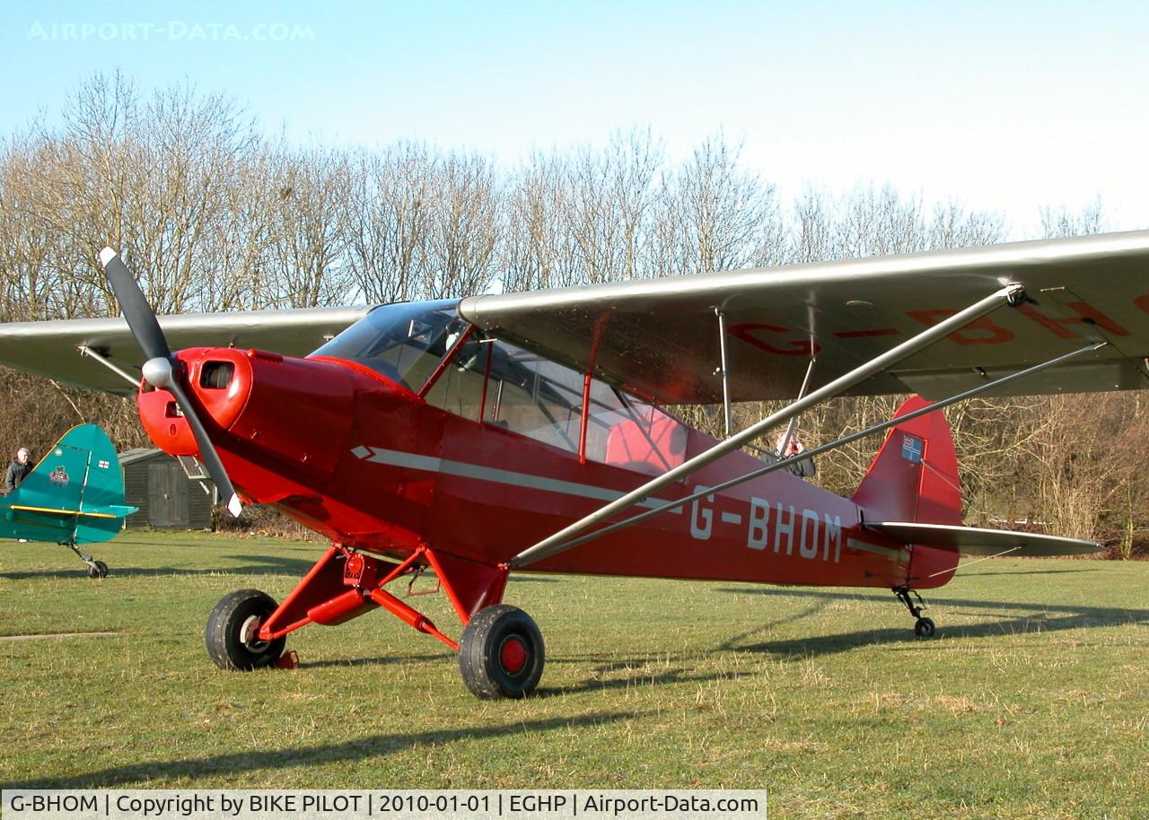 G-BHOM, 1951 Piper L-18C Super Cub (PA-18-95) C/N 18-1391, NEW YEARS DAY FLY-IN