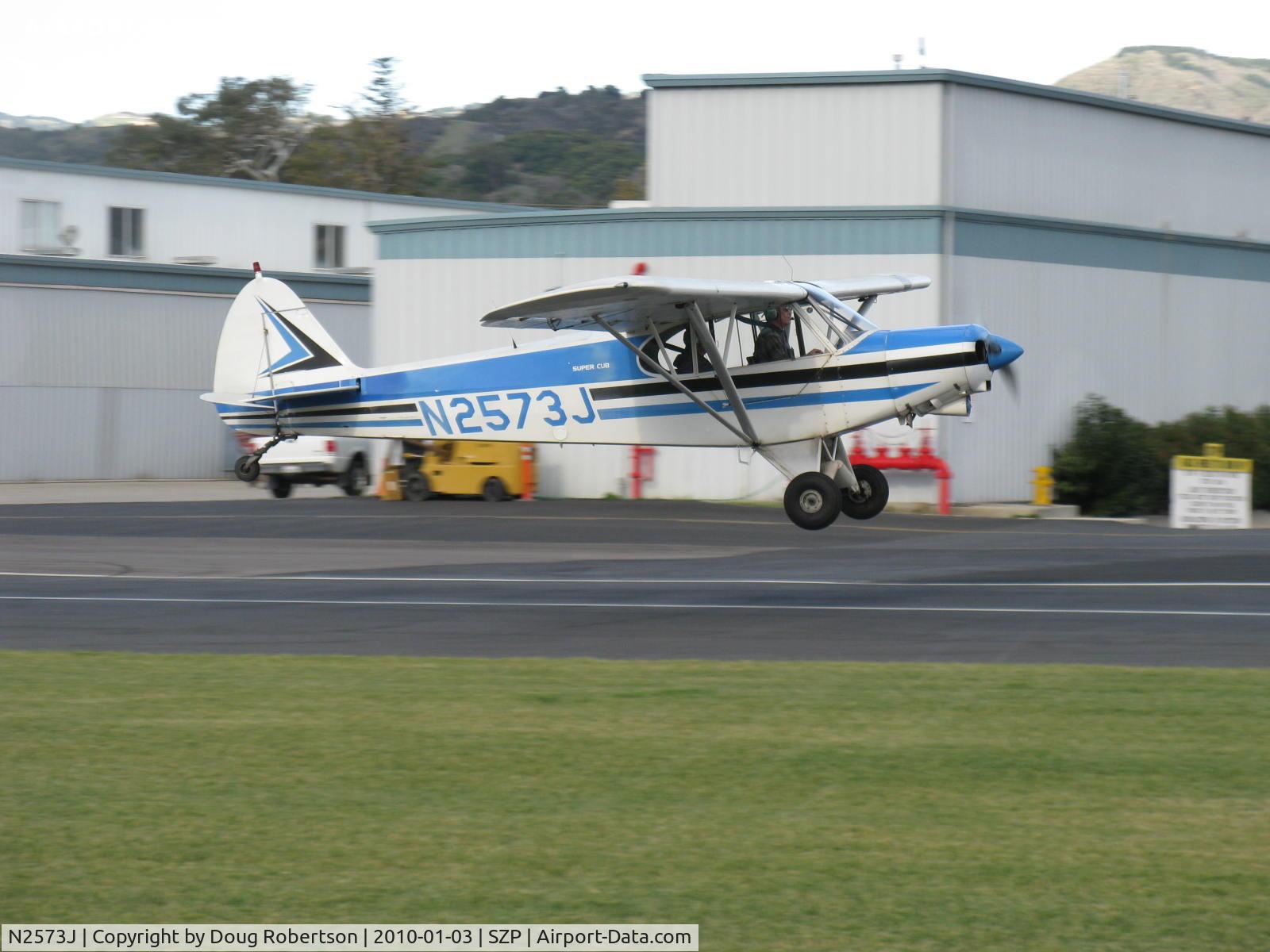 N2573J, 1979 Piper PA-18-150 Super Cub C/N 18-7909132, 1979 Piper PA-18-150 SUPER CUB, Lycoming O-320 150 Hp, landing Rwy 04