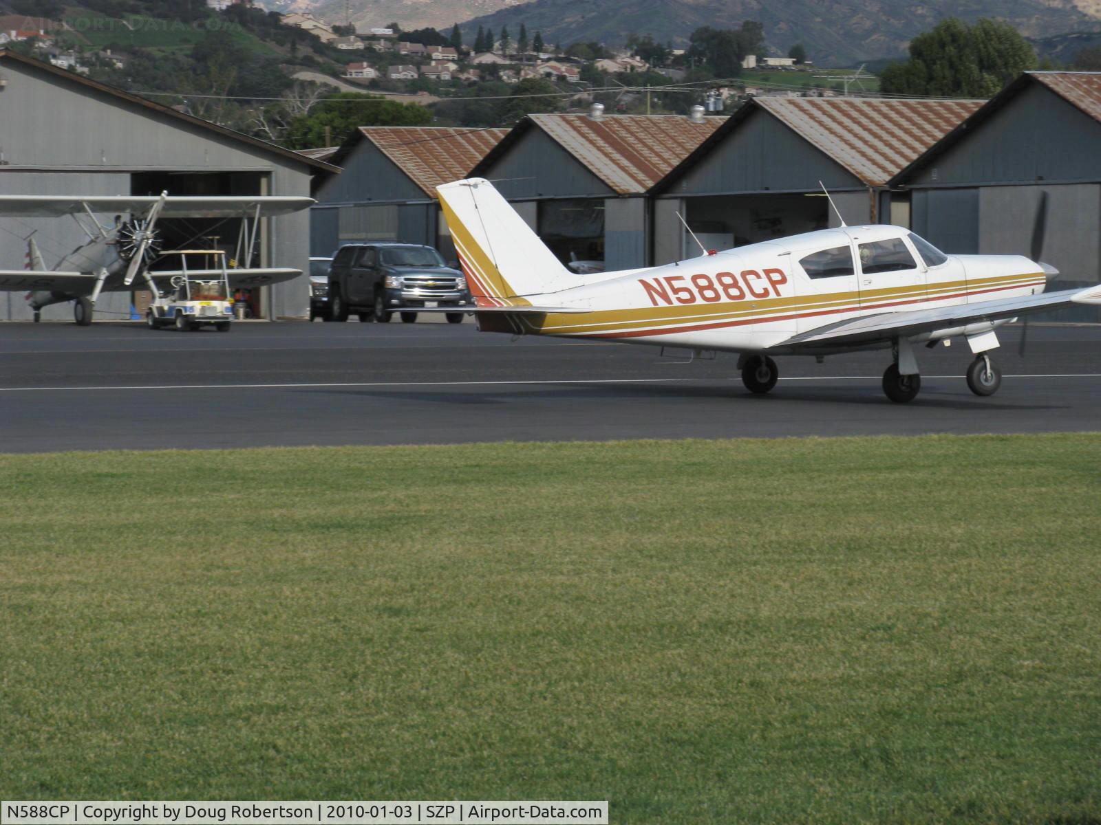 N588CP, 1958 Piper PA-24-250 Comanche C/N 24-431, 1958 Piper PA-24-250 COMANCHE, Lycoming O-540-A1A5 250 Hp, landing roll Rwy 04