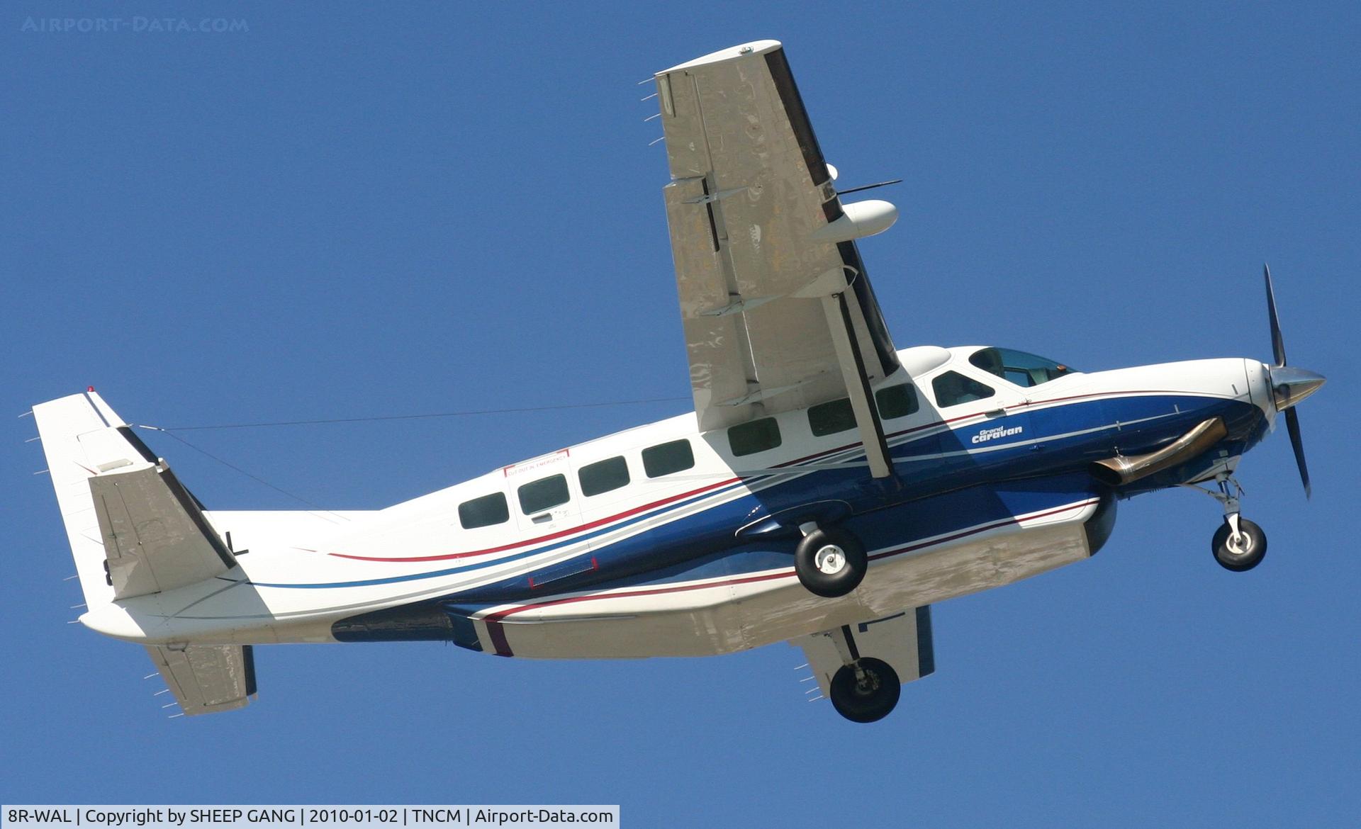 8R-WAL, 2002 Cessna 208B Grand Caravan C/N 208B0990, 8R-WAL departing TNCM on runway 10