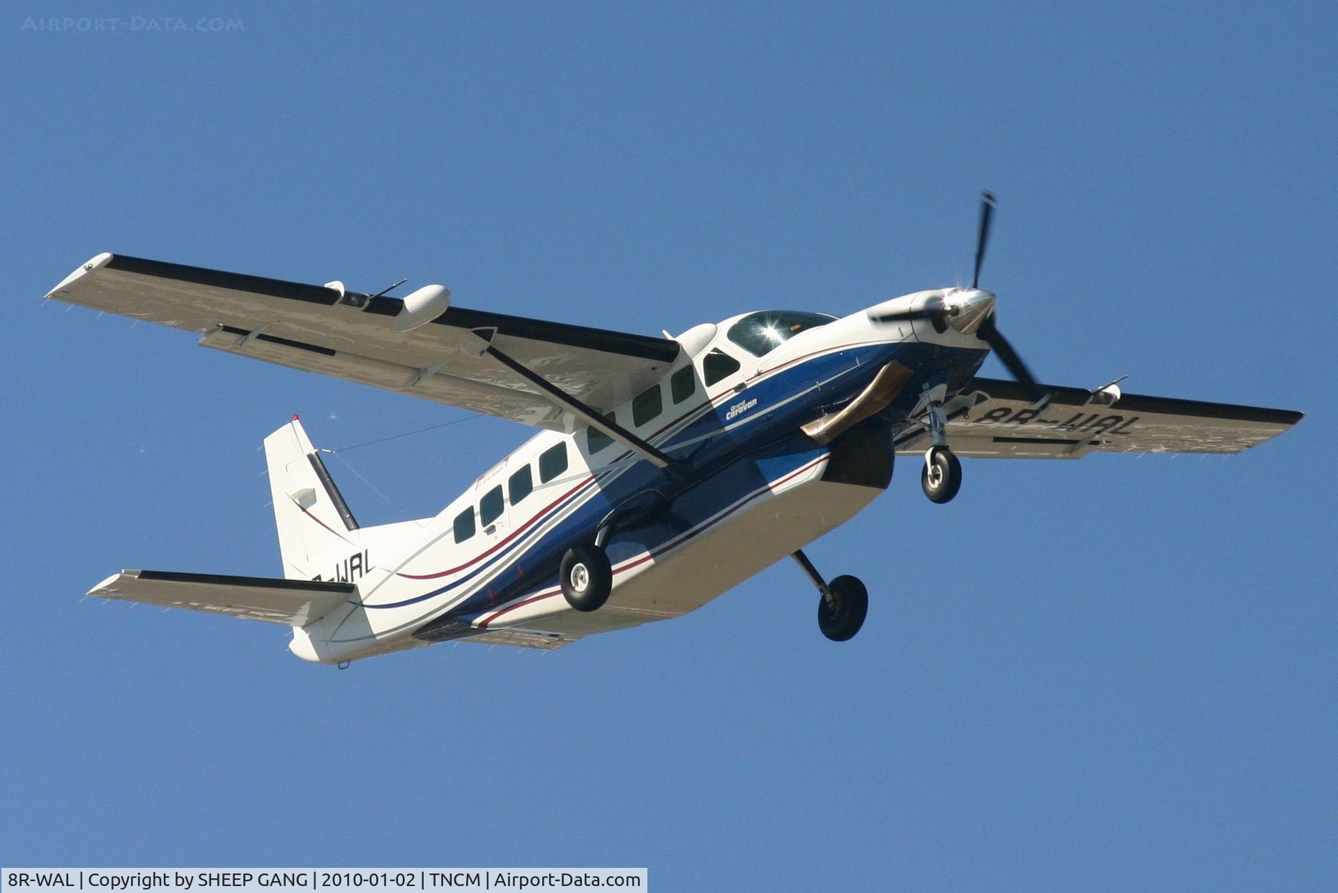 8R-WAL, 2002 Cessna 208B Grand Caravan C/N 208B0990, 8R-WAL just a nother view of this bird departing