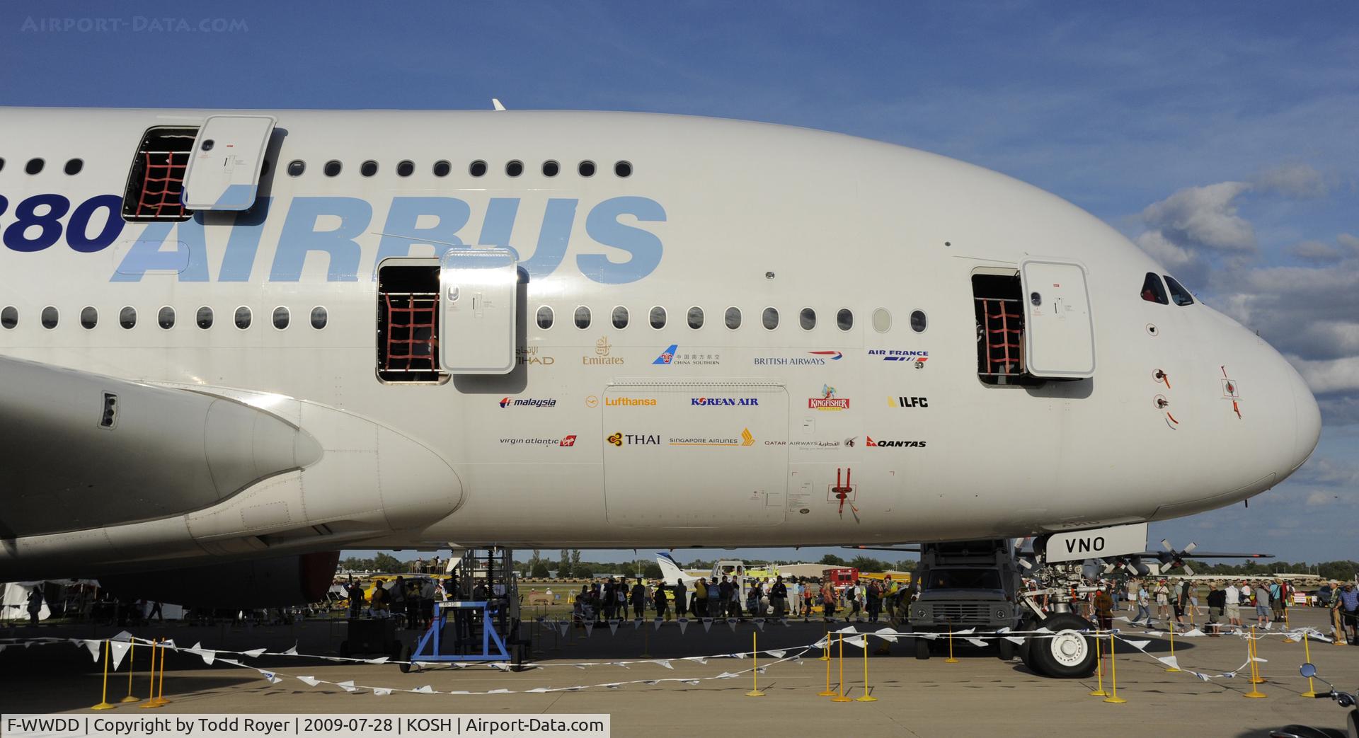 F-WWDD, 2005 Airbus A380-861 C/N 004, EAA AIRVENTURE 2009