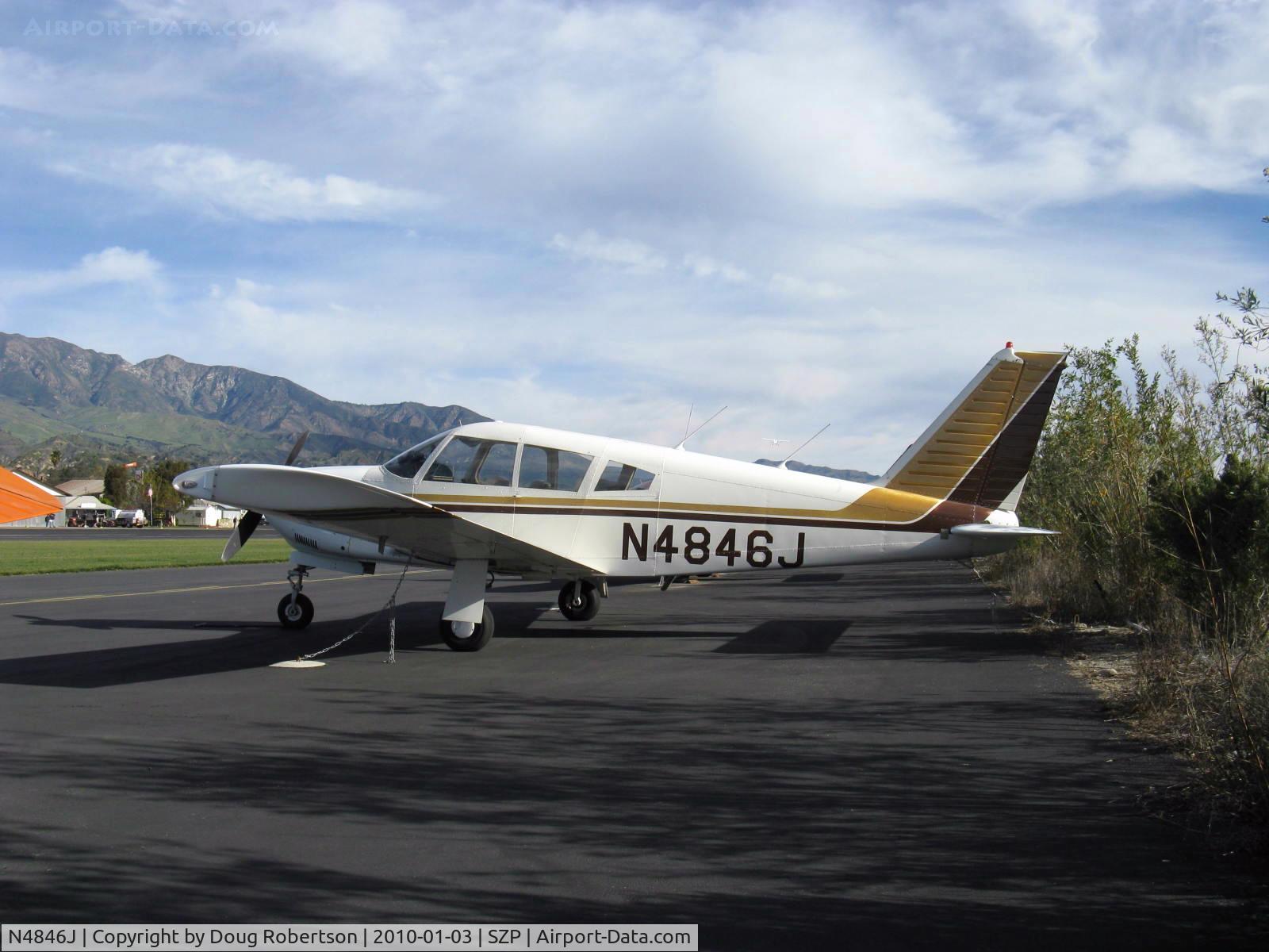 N4846J, 1968 Piper PA-28R-180 Cherokee Arrow C/N 28R-30610, 1968 Piper PA-28R-180 ARROW, Lycoming IO-360-B1E 180 Hp