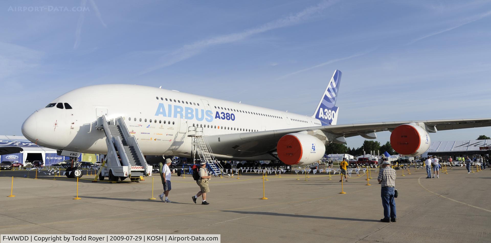 F-WWDD, 2005 Airbus A380-861 C/N 004, EAA AIRVENTURE 2009