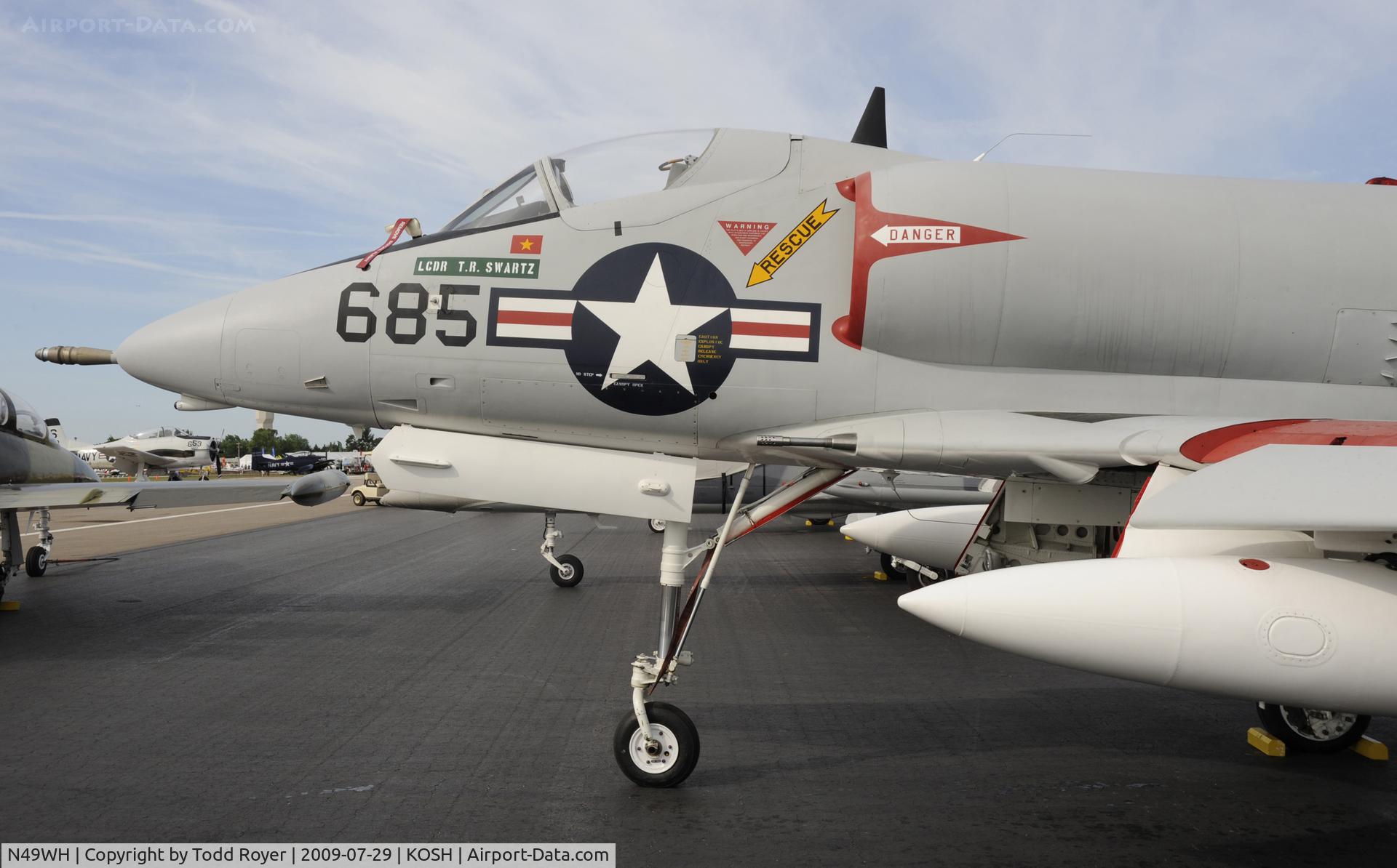 N49WH, 1959 Douglas A-4B Skyhawk C/N 11366, EAA AIRVENTURE 2009