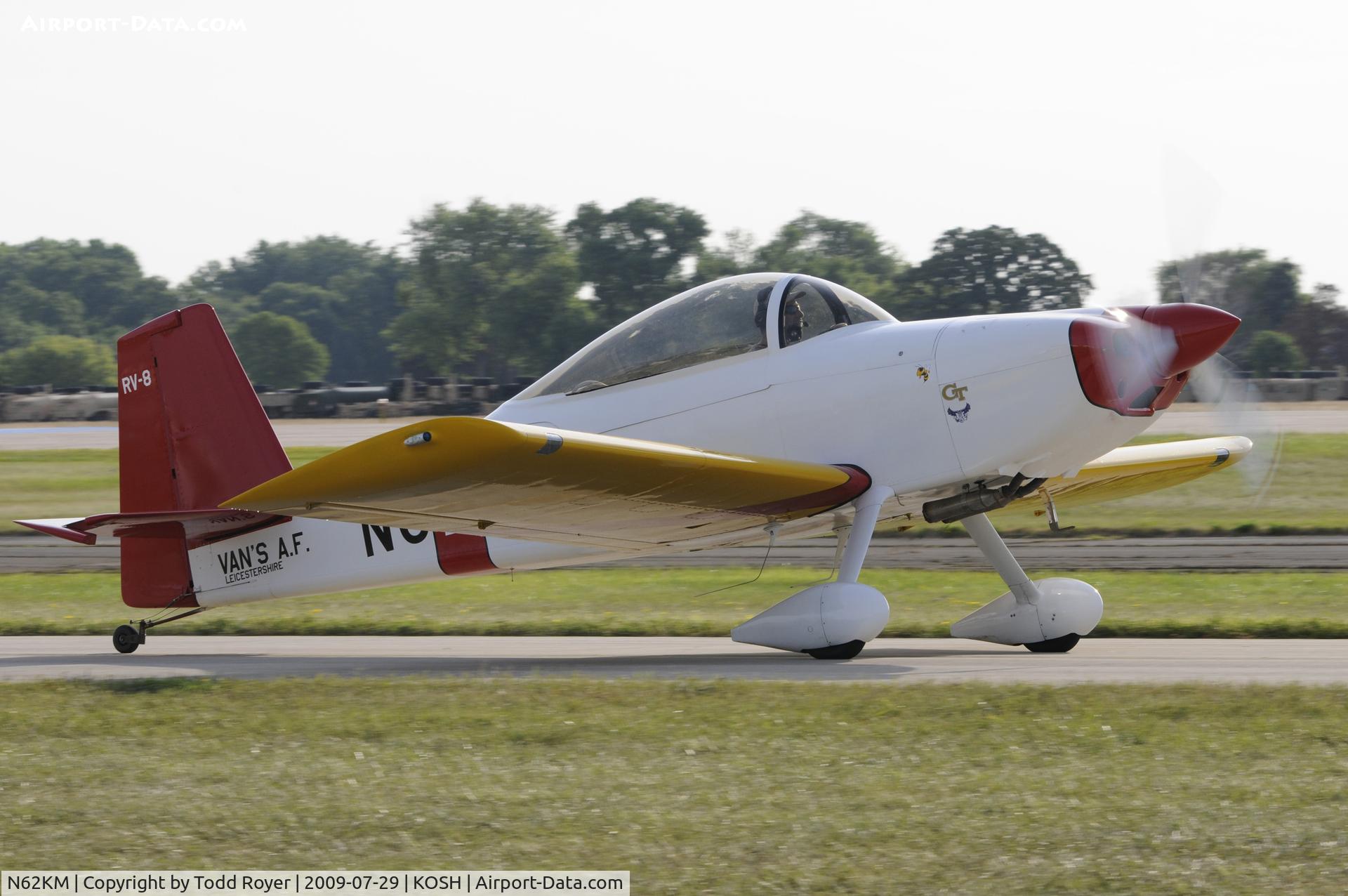 N62KM, Vans RV-8 C/N 81626, EAA AIRVENTURE 2009