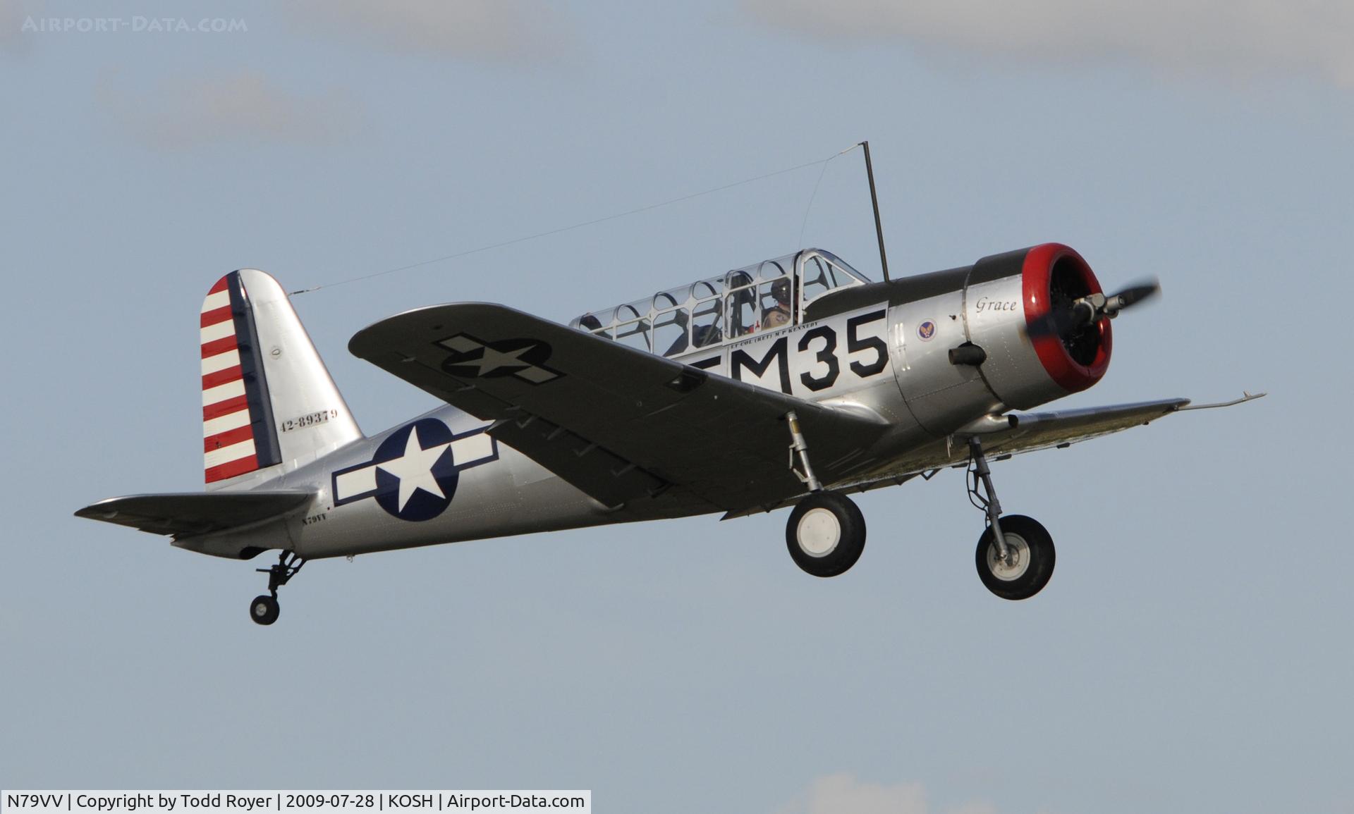 N79VV, 1942 Consolidated Vultee BT-13A C/N 11756, EAA AIRVENTURE 2009