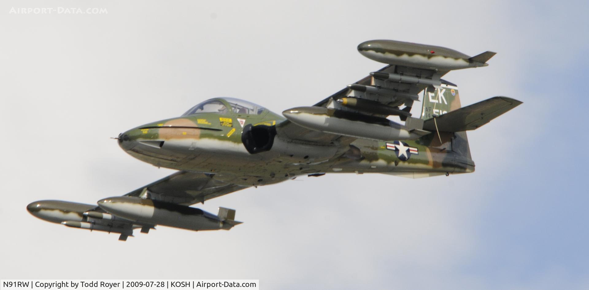 N91RW, Cessna A-37A Dragonfly C/N 40026, EAA AIRVENTURE 2009