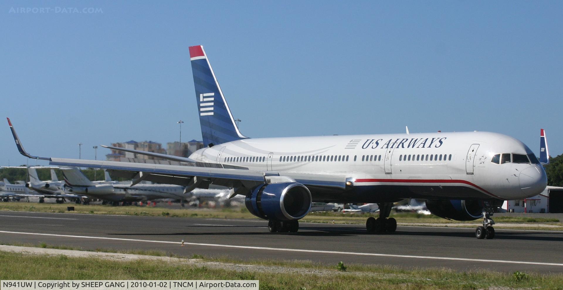 N941UW, 1995 Boeing 757-2B7 C/N 27806, N941uw just landed at TNCM