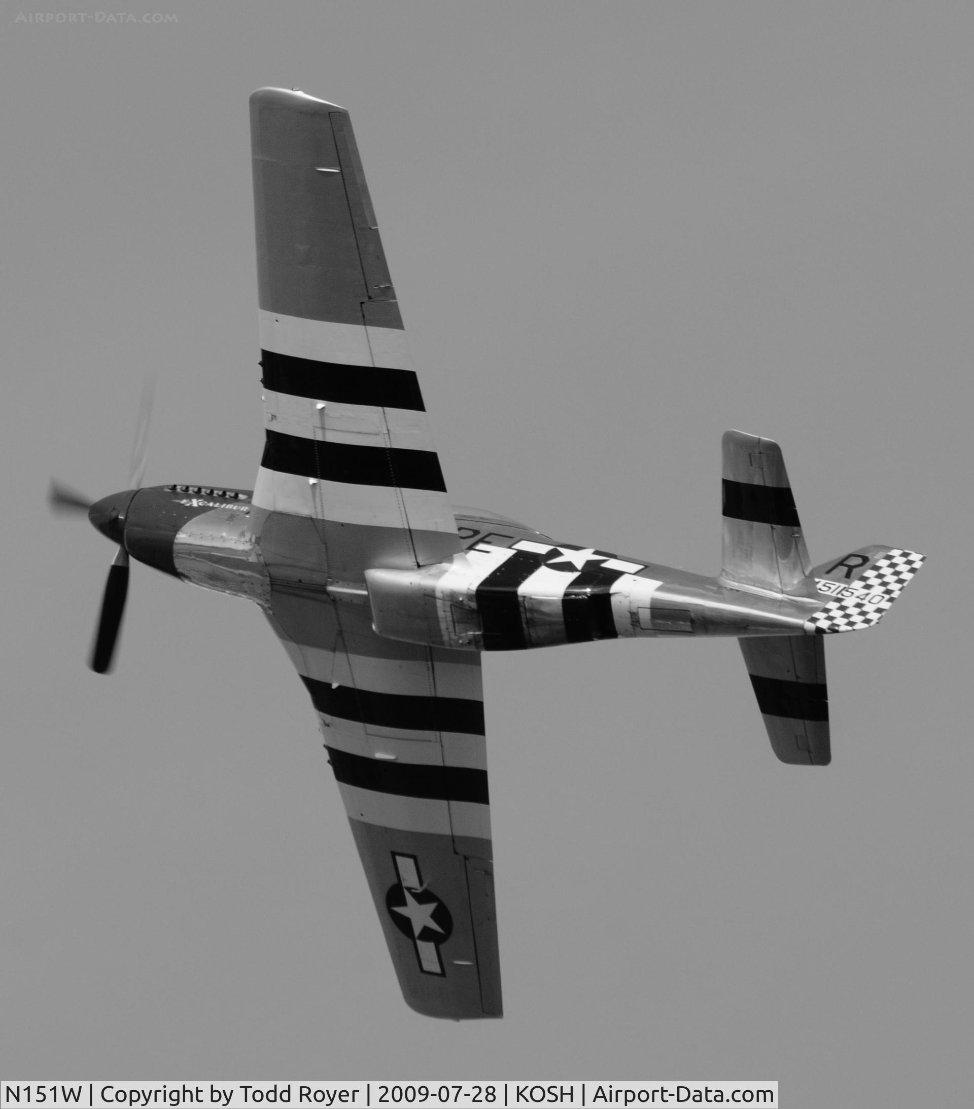 N151W, 1945 North American F-51D Mustang C/N 124-48293, EAA AIRVENTURE 2009