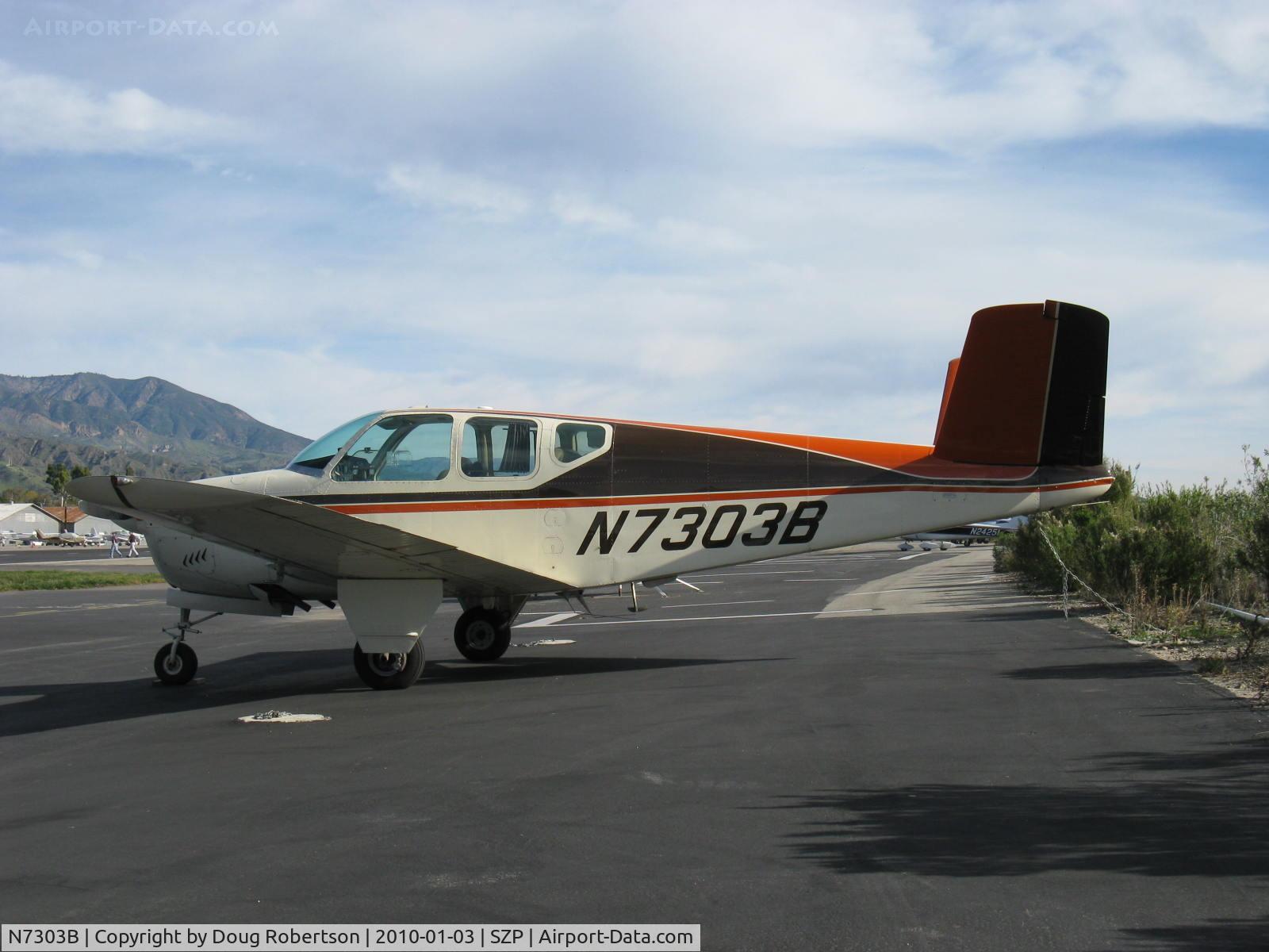 N7303B, 1954 Beech E35 C/N D-3766, 1954 Beech E35 BONANZA, Continental E-225-8 225 Hp for one minute at takeoff, window mods, stunning appearance E35.