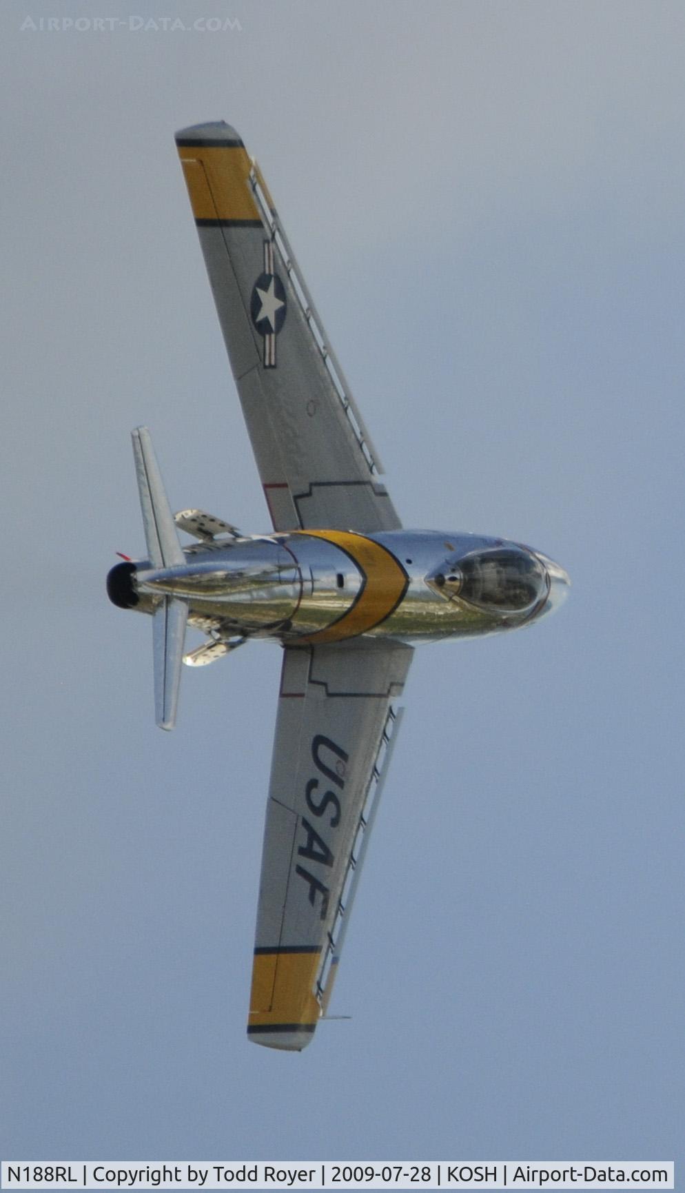 N188RL, 1952 North American F-86F Sabre C/N 191-682, EAA AIRVENTURE 2009