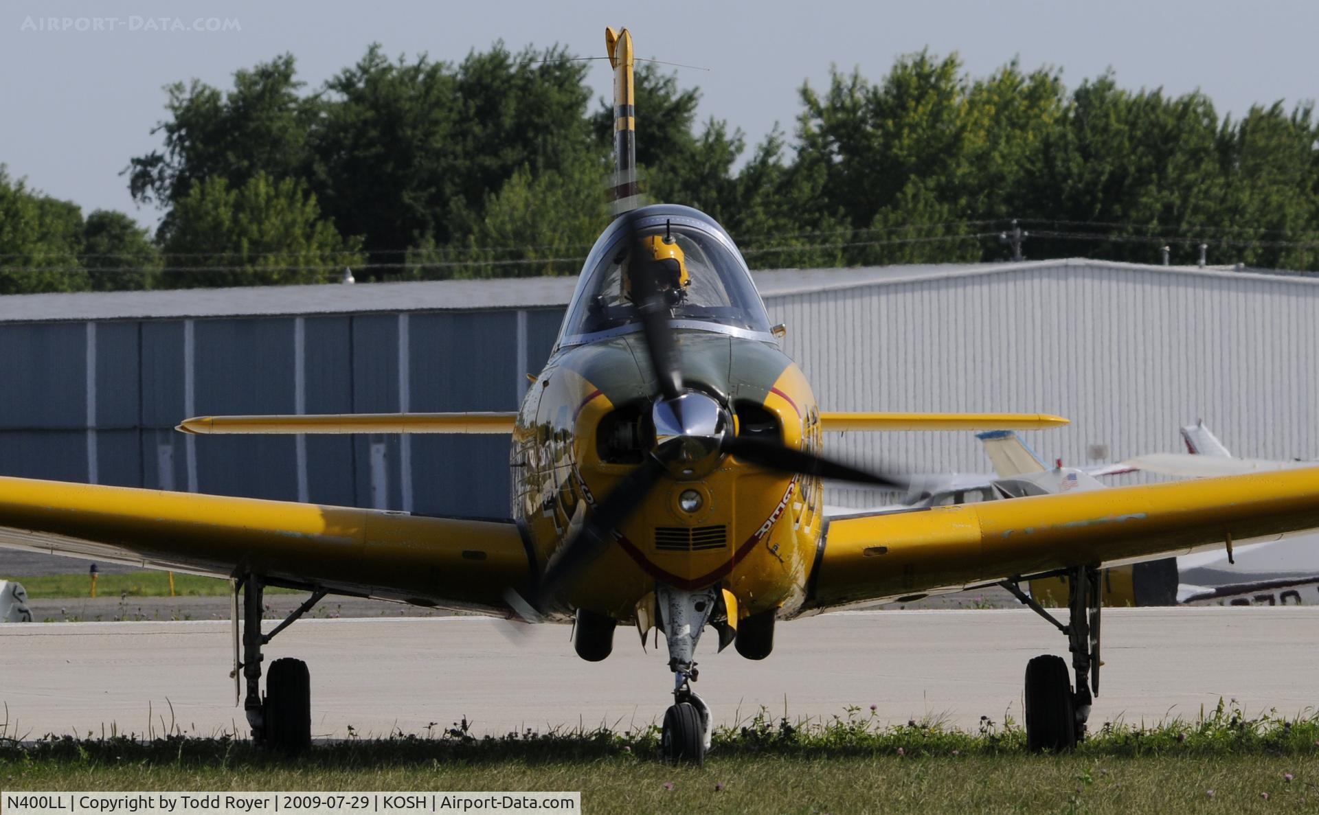 N400LL, 1957 Beech T-34B Mentor C/N BG-400, EAA AIRVENTURE 2009