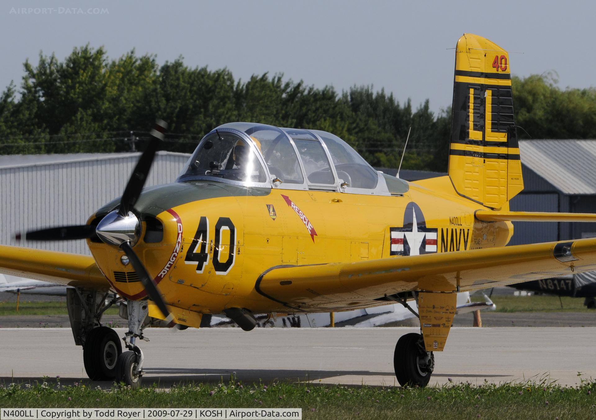 N400LL, 1957 Beech T-34B Mentor C/N BG-400, EAA AIRVENTURE 2009