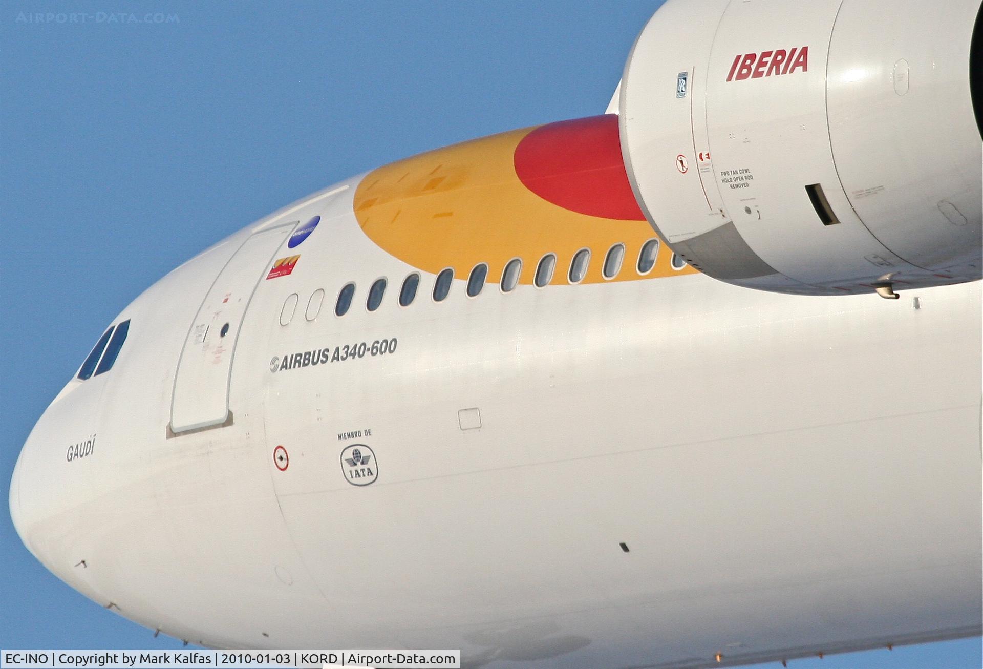EC-INO, 2003 Airbus A340-642 C/N 431, Iberia A340-642 