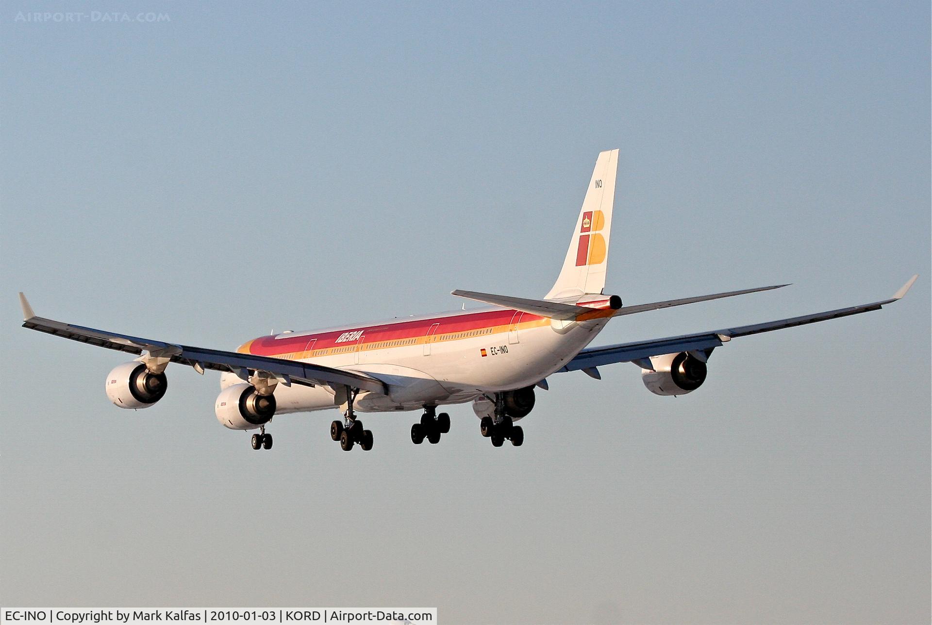 EC-INO, 2003 Airbus A340-642 C/N 431, Iberia A340-642 