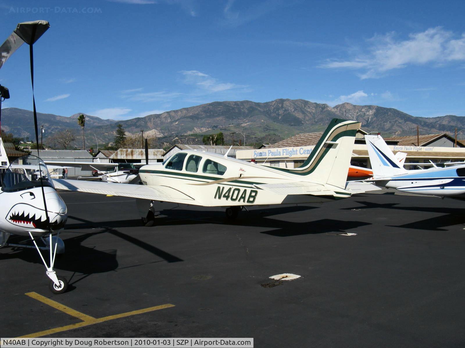 N40AB, 1983 Beech F33A Bonanza C/N CE-1020, 1983 Beech F33A BONANZA, Continental IO-520-BA 285 Hp