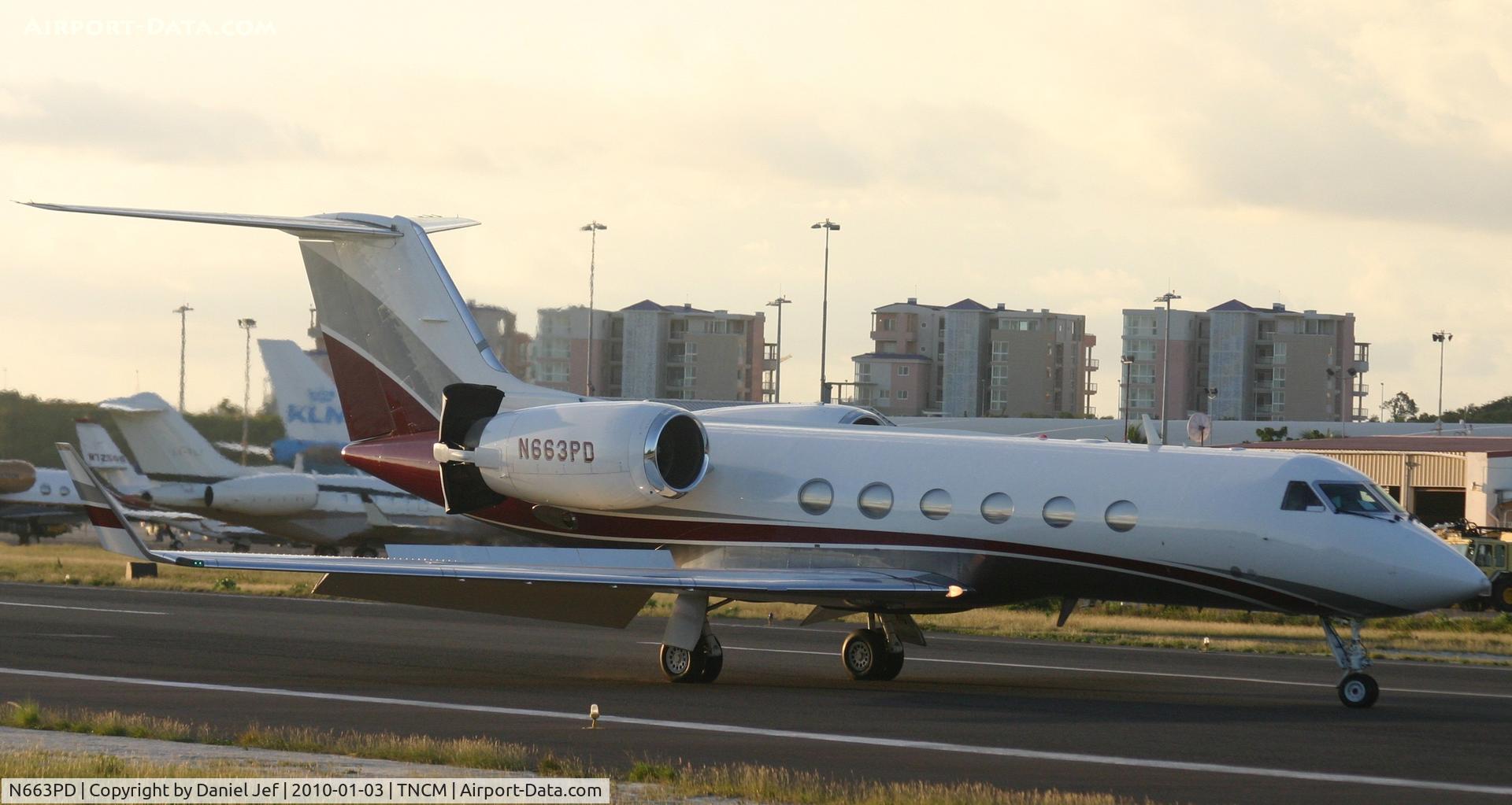N663PD, 1987 Gulfstream Aerospace G-IV C/N 1022, N663PD just landed