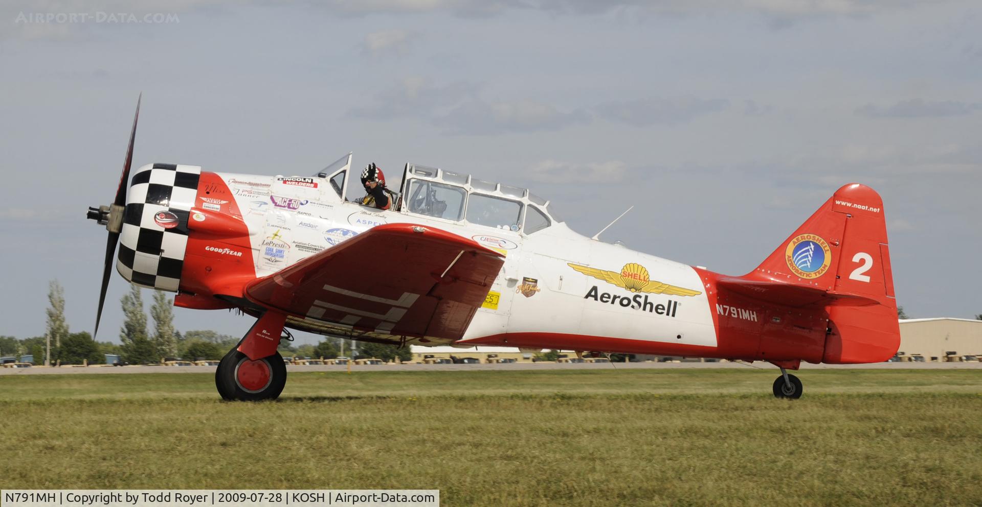 N791MH, 1951 North American T-6G Texan C/N 182-478, EAA AIRVENTURE 2009