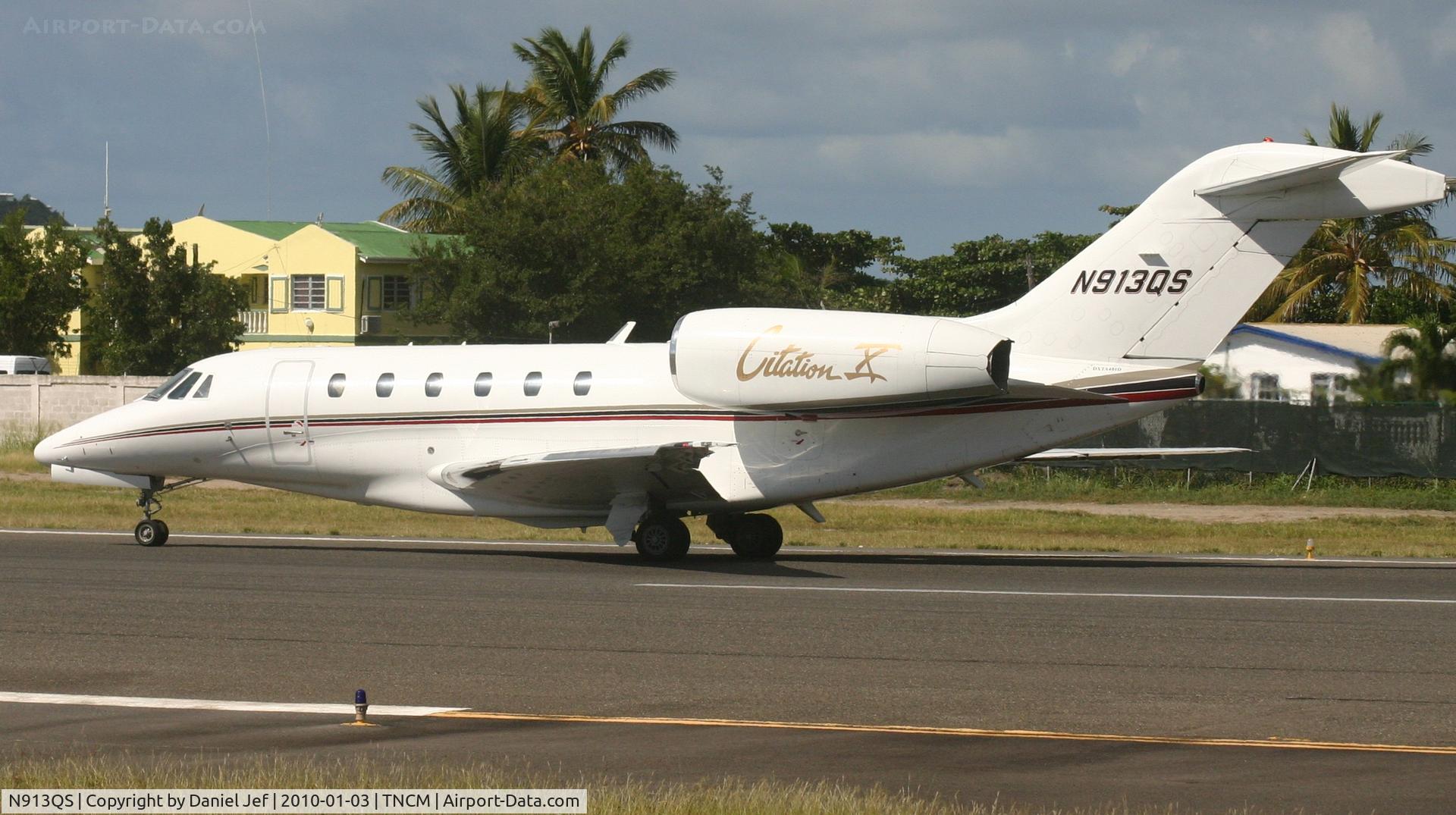 N913QS, 2000 Cessna 750 Citation X Citation X C/N 750-0113, N913qs back trackingthe active