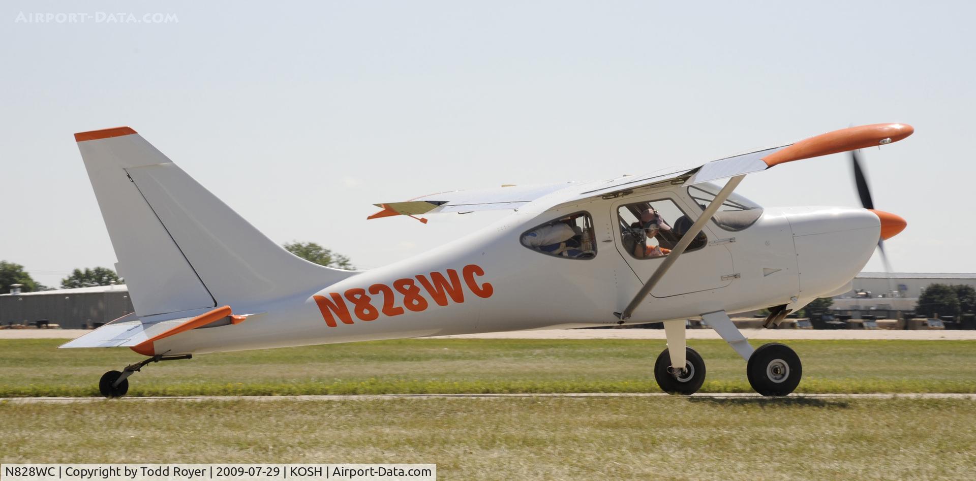 N828WC, 2008 Glasair Glastar GS-1 C/N 5814, EAA AIRVENTURE 2009