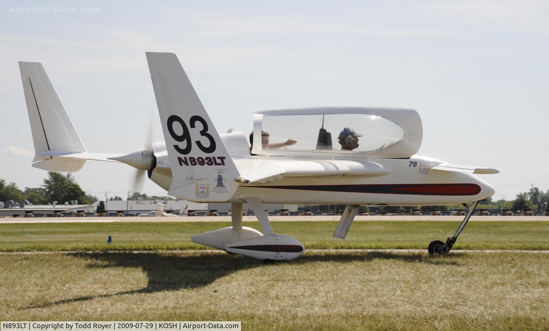 N893LT, 1996 Rutan Long-EZ C/N 1870L, EAA AIRVENTURE 2009