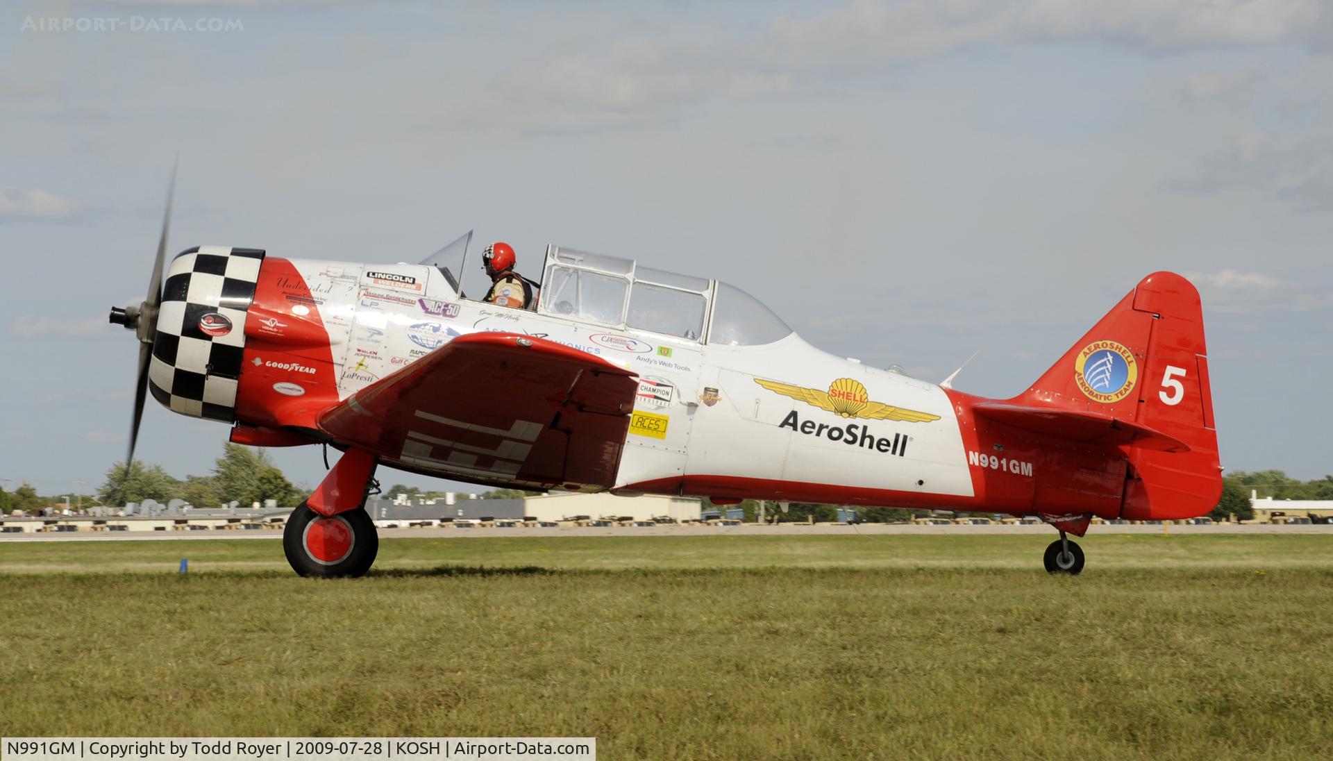 N991GM, 1941 North American AT-6C Texan C/N 88-17575, EAA AIRVENTURE 2009