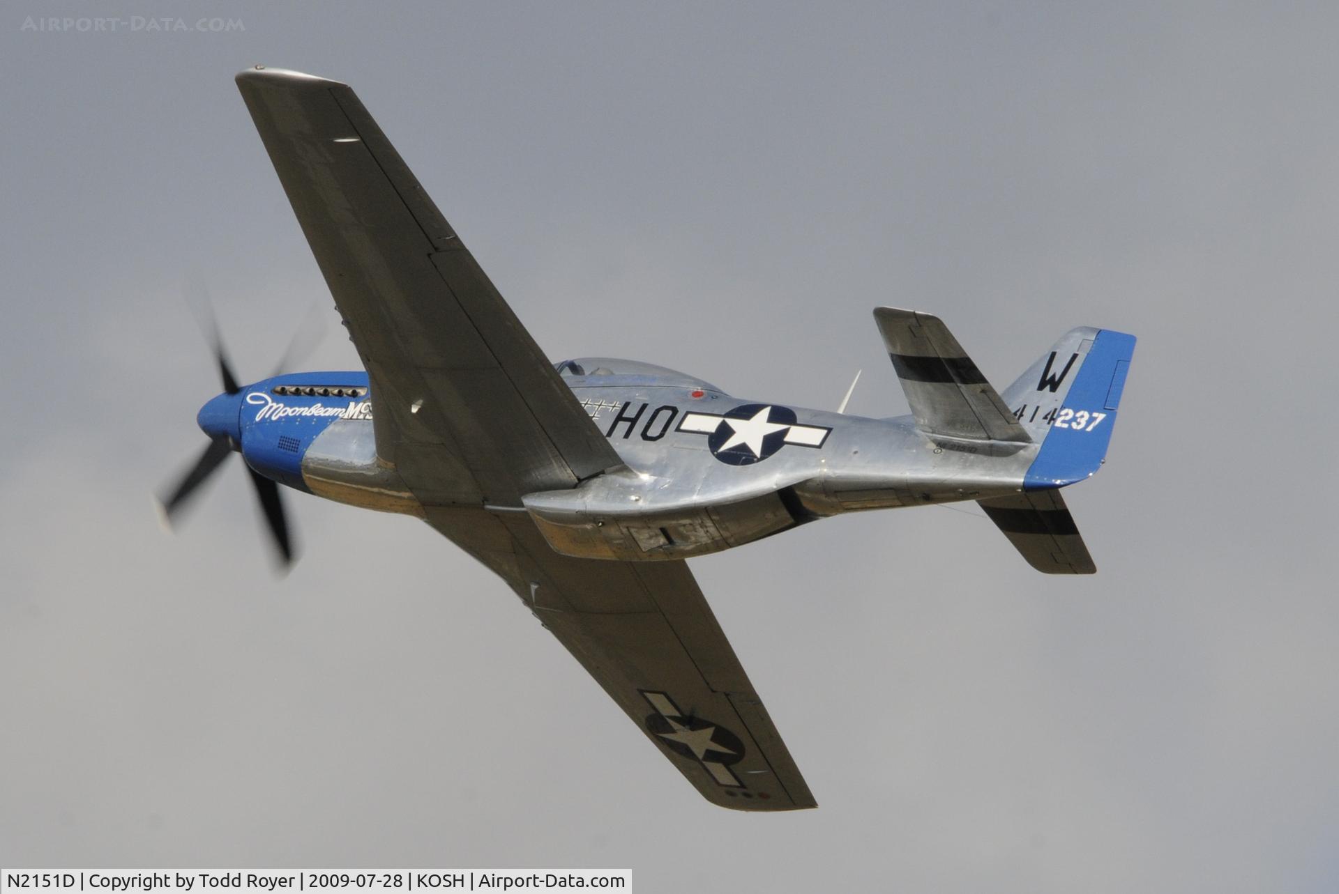 N2151D, 1944 North American F-51D Mustang C/N 122-40196, EAA AIRVENTURE 2009