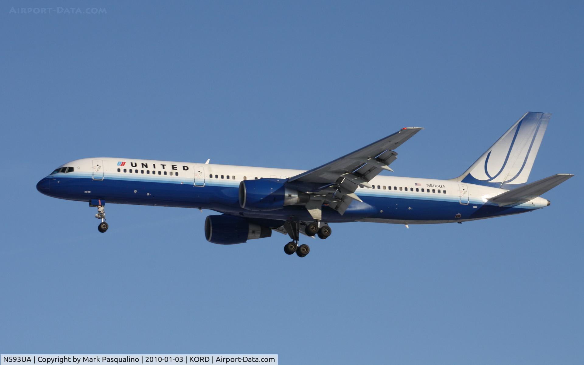 N593UA, 1996 Boeing 757-222(SF) C/N 28144, Boeing 757-200