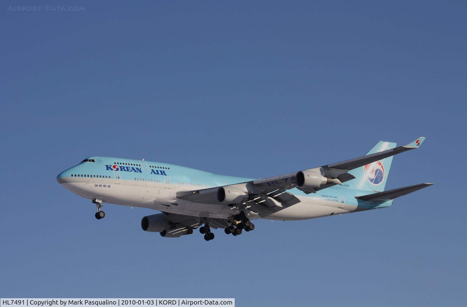 HL7491, Boeing 747-4B5 C/N 27341, Boeing 747-400
