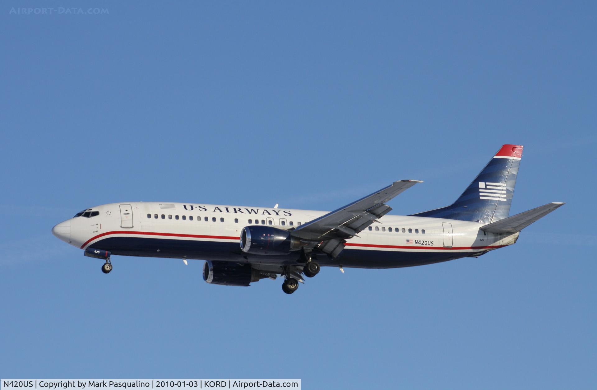 N420US, 1989 Boeing 737-401 C/N 23987, Boeing 737-400