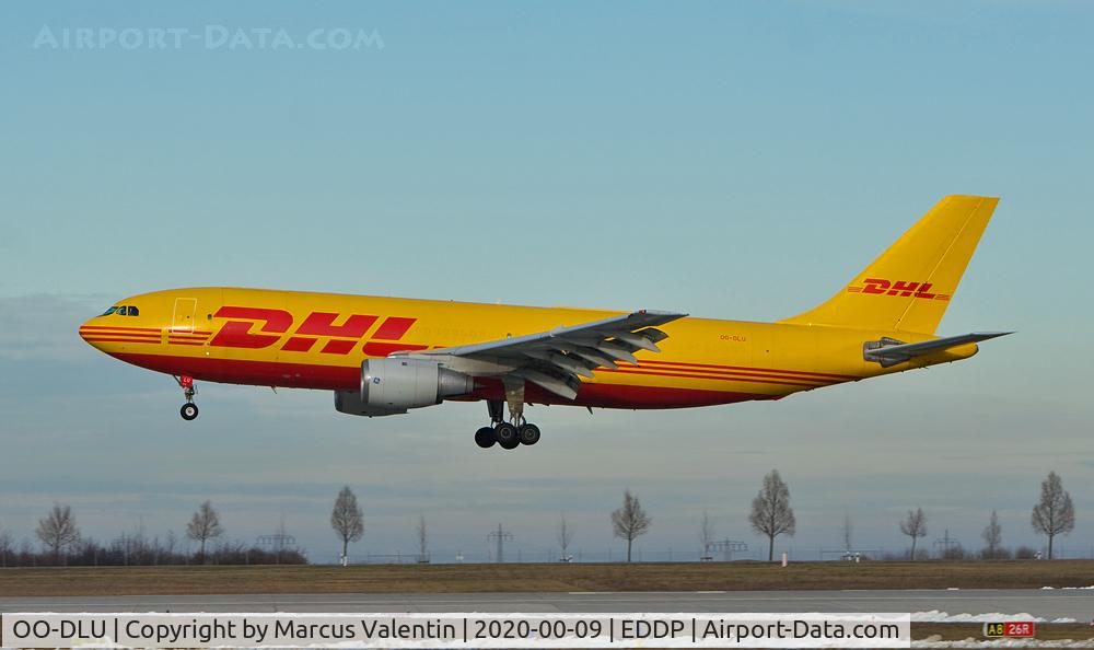 OO-DLU, 1983 Airbus A300B4-203(F) C/N 289, Landing in Leipzig