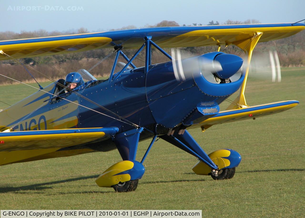 G-ENGO, 2005 Steen Skybolt C/N PFA 064-13429, NEW YEARS DAY FLY-IN