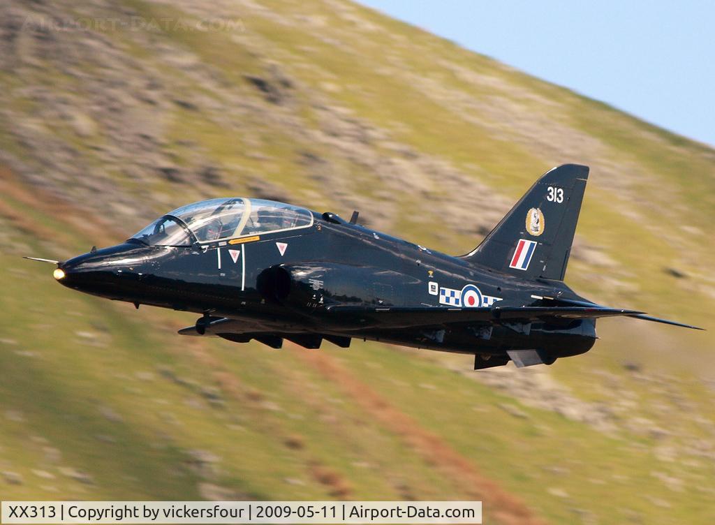 XX313, 1980 Hawker Siddeley Hawk T.1W C/N 149/312138, Royal Air Force Hawk T1W (c/n 312138) operated by 19 (R) Squadron. Taken at Dunmail Raise, Cumbria.