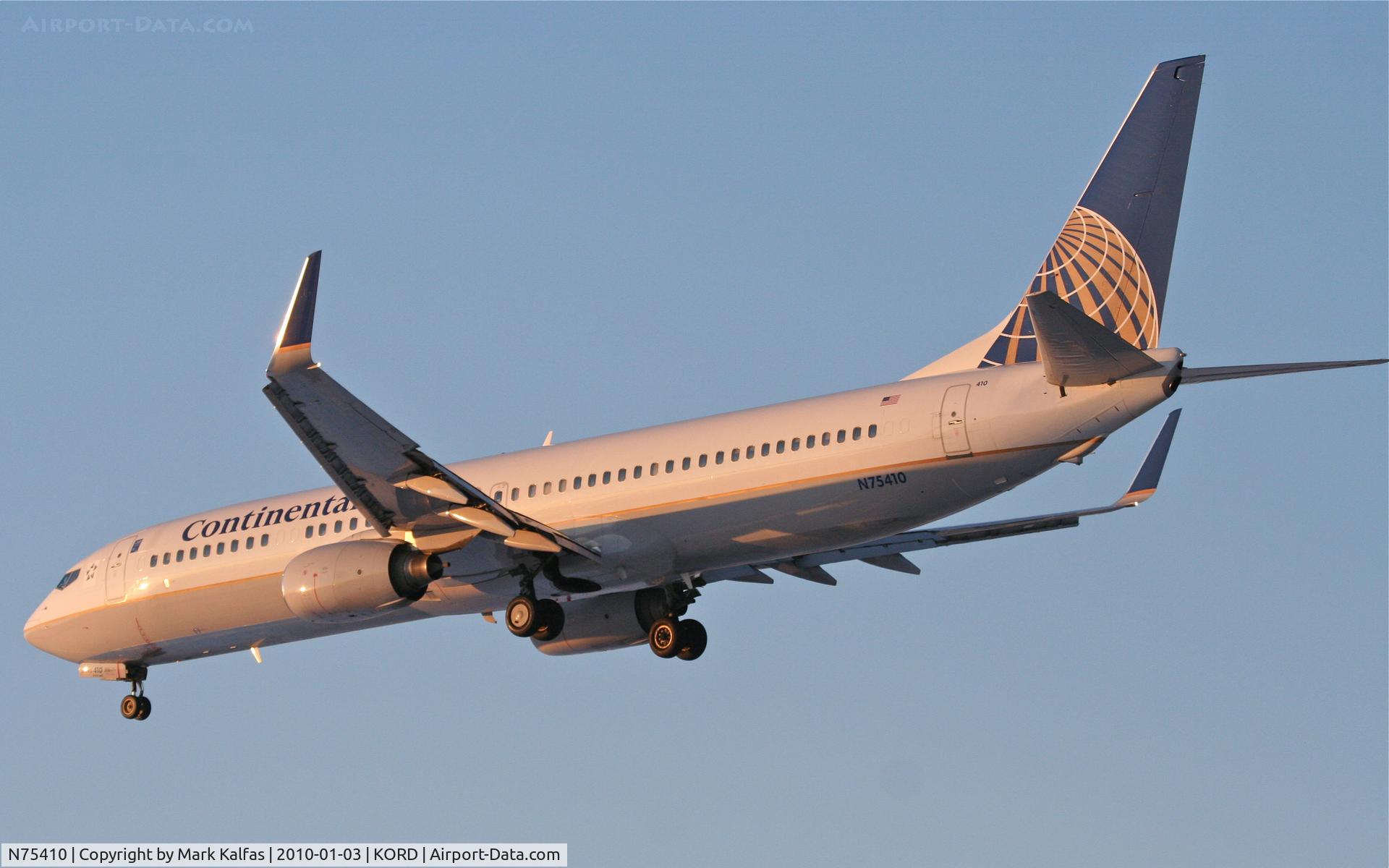 N75410, 2001 Boeing 737-924 C/N 30127, Continental Airlines Boeing 737-924, COA146, arriving RWY 28 KORD from KIAH.