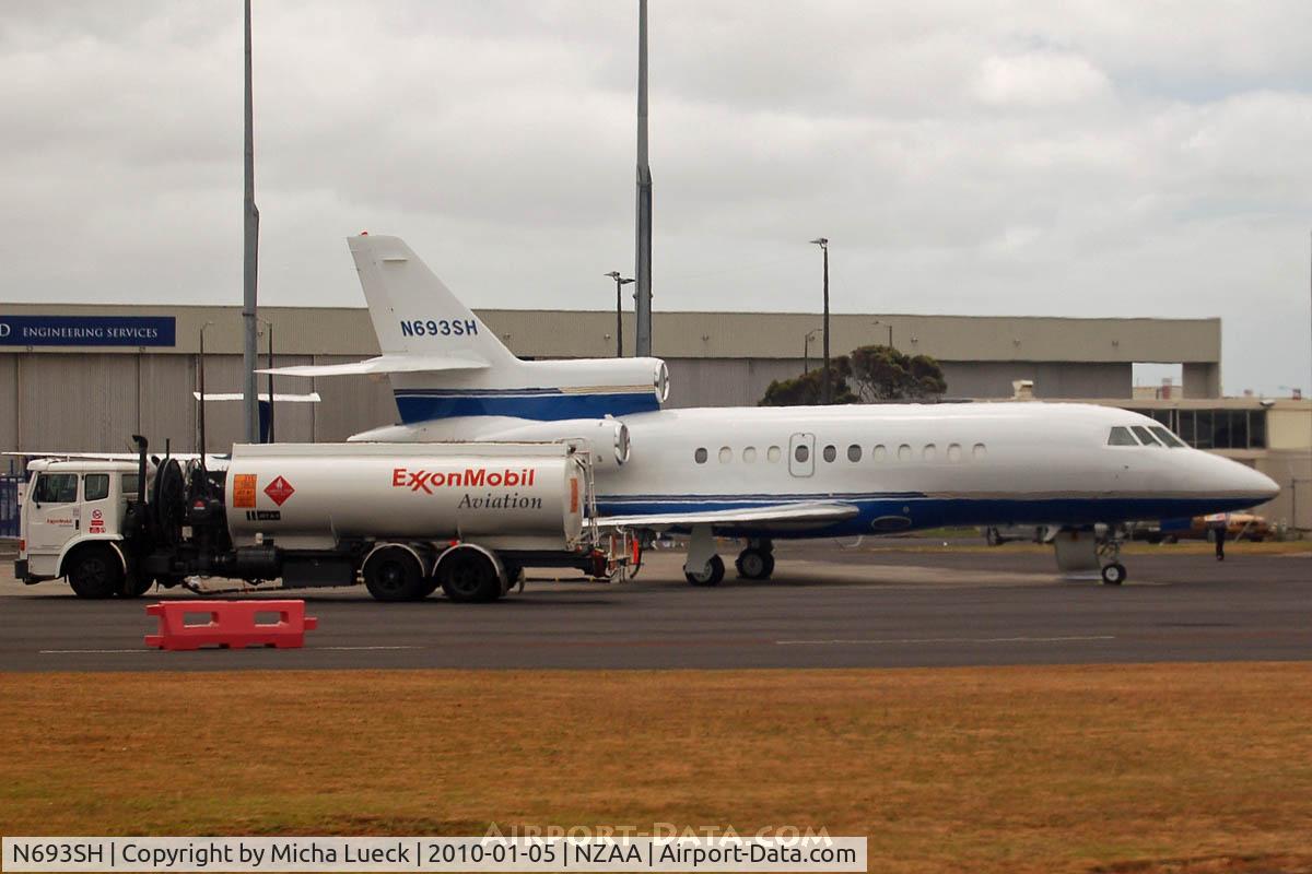 N693SH, 1988 Dassault-Breguet Falcon (Mystere) 900 C/N 43, At Auckland