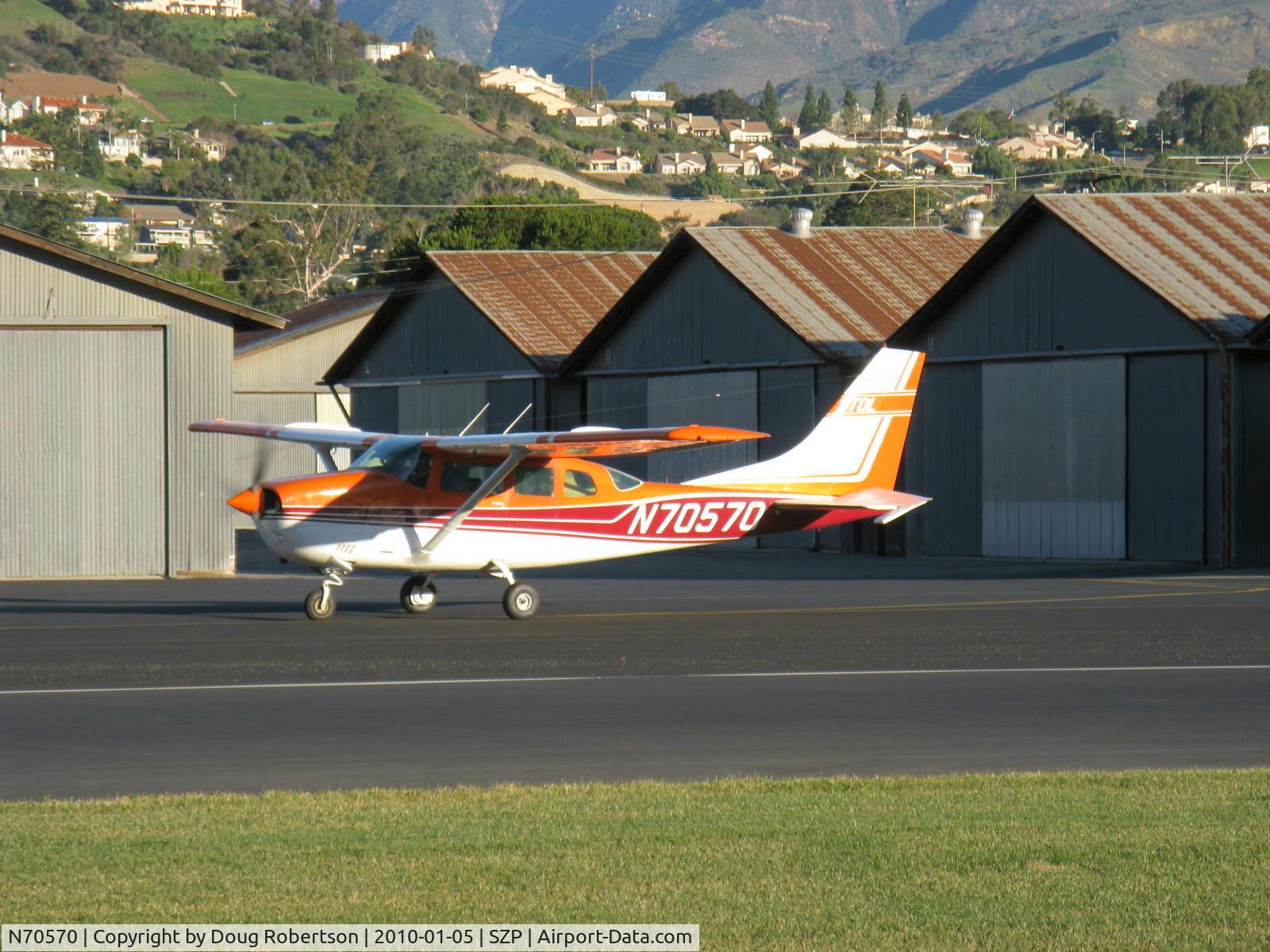 N70570, 1973 Cessna TU206F Turbo Stationair C/N U20602083, 1973 Cessna TU206F Turbo STATIONAIR, Continental TSIO-520-C 285 Hp, STOL mods, taxi to Rwy 04