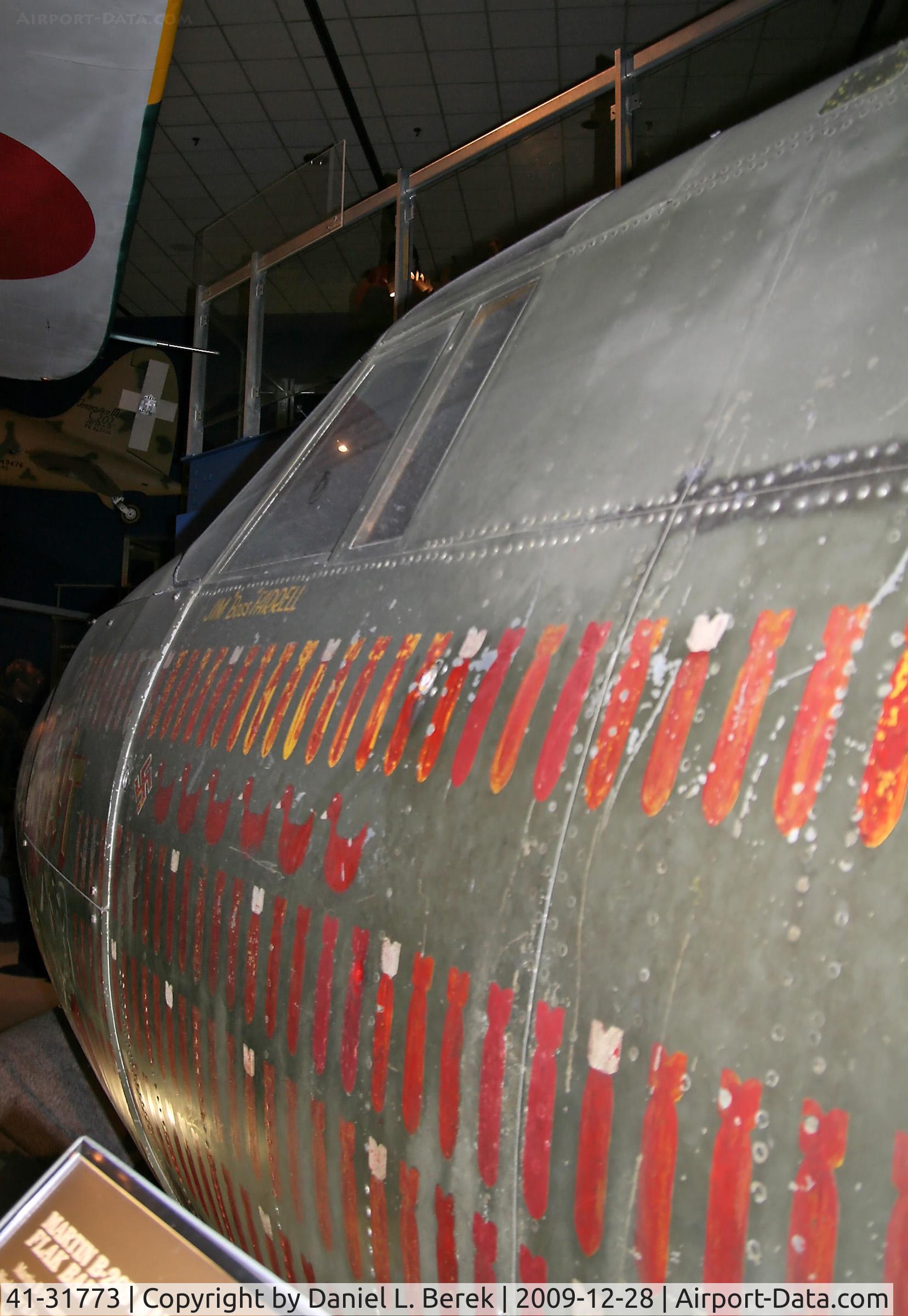 41-31773, 1941 Martin B-26B Marauder C/N 3487, The forward fuselage section of this heroic bomber has been preserved.