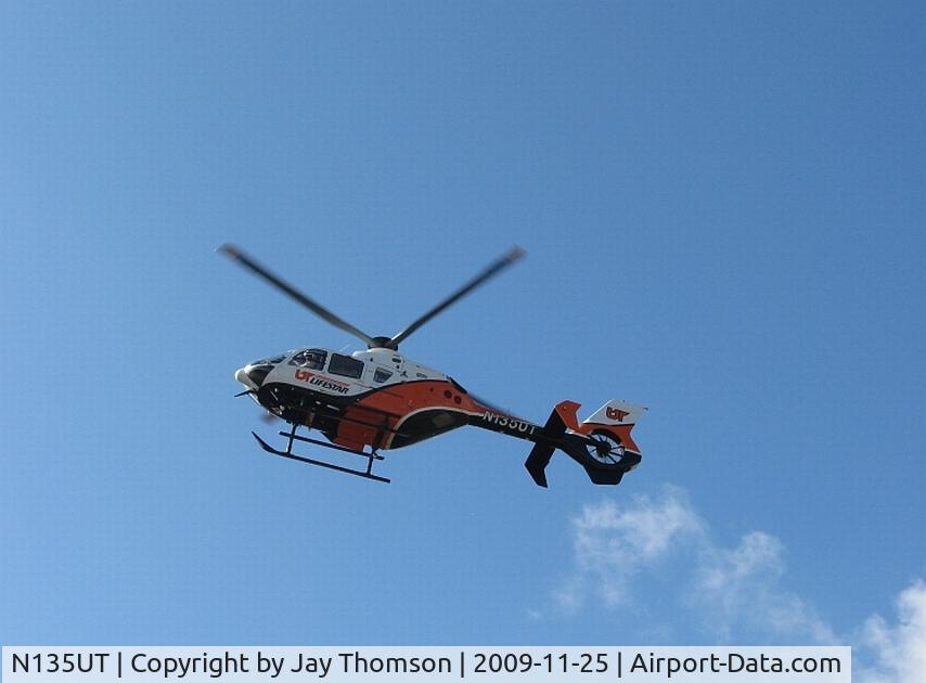 N522MT, Eurocopter EC-135P-2+ C/N 0776, Lifestar on location in McMinn County, TN