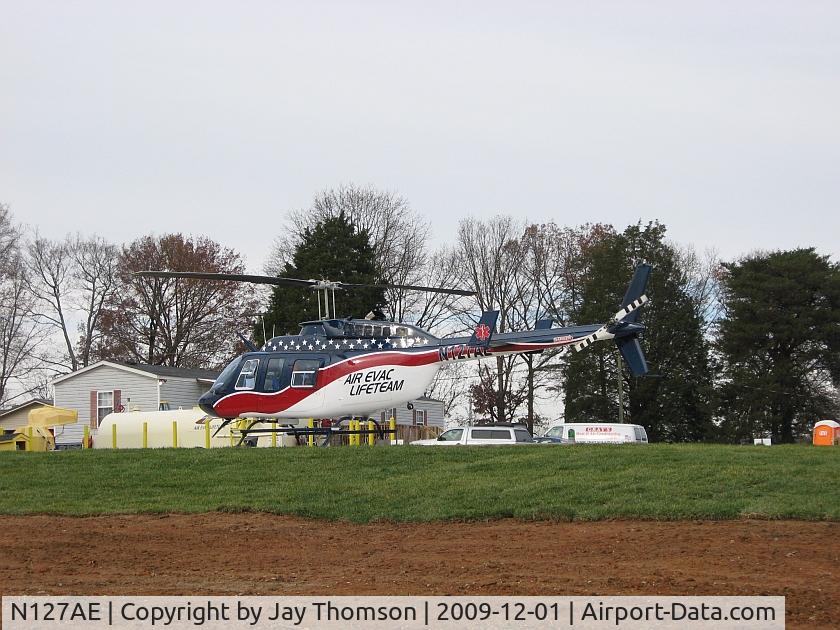 N127AE, 1992 Bell 206L-3 LongRanger III C/N 51592, Air Evac 41 at their Etowah, TN base