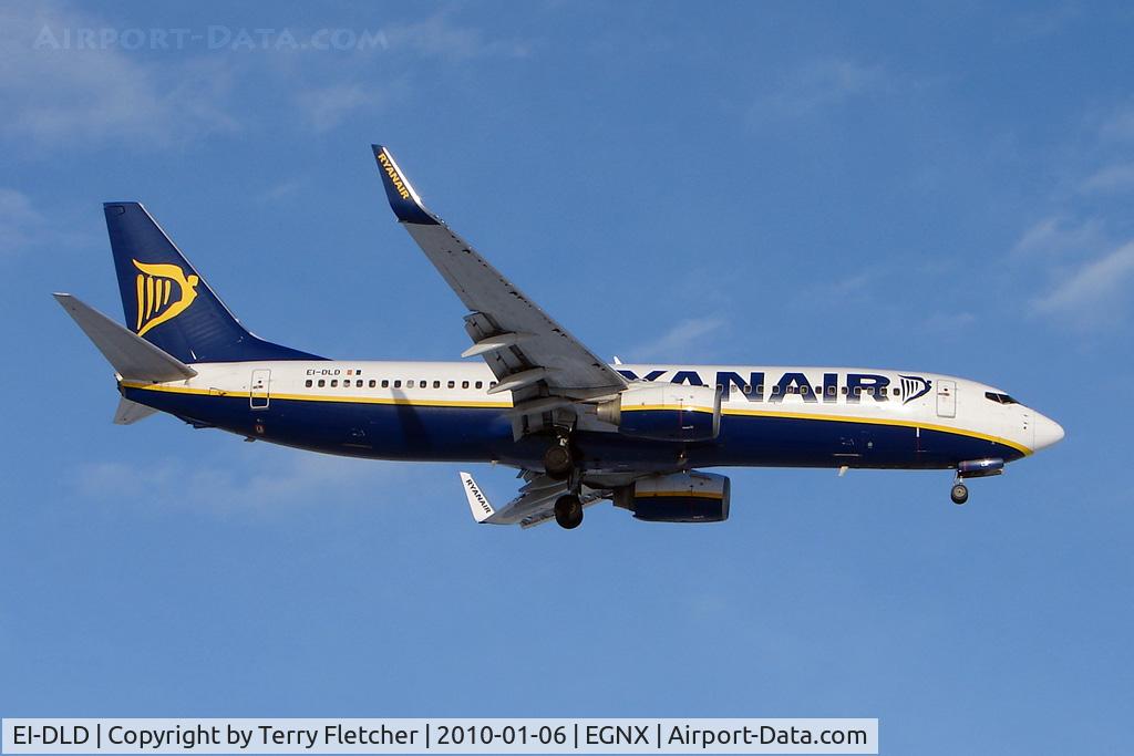EI-DLD, 2005 Boeing 737-8AS C/N 33825, Ryanair B737 landing at East Midlands