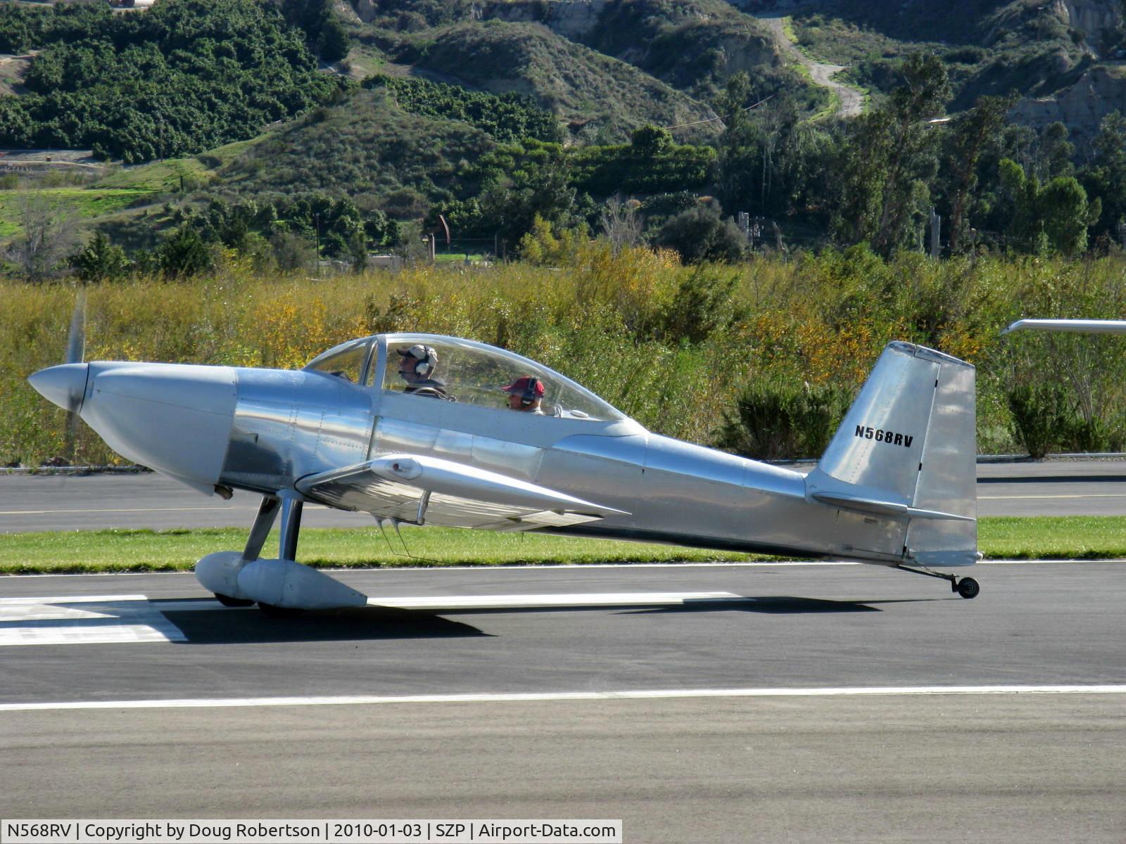 N568RV, Vans RV-8 C/N 81000, 2009 Neumayer/Cheesman VAN's RV-8, takeoff roll Rwy 04