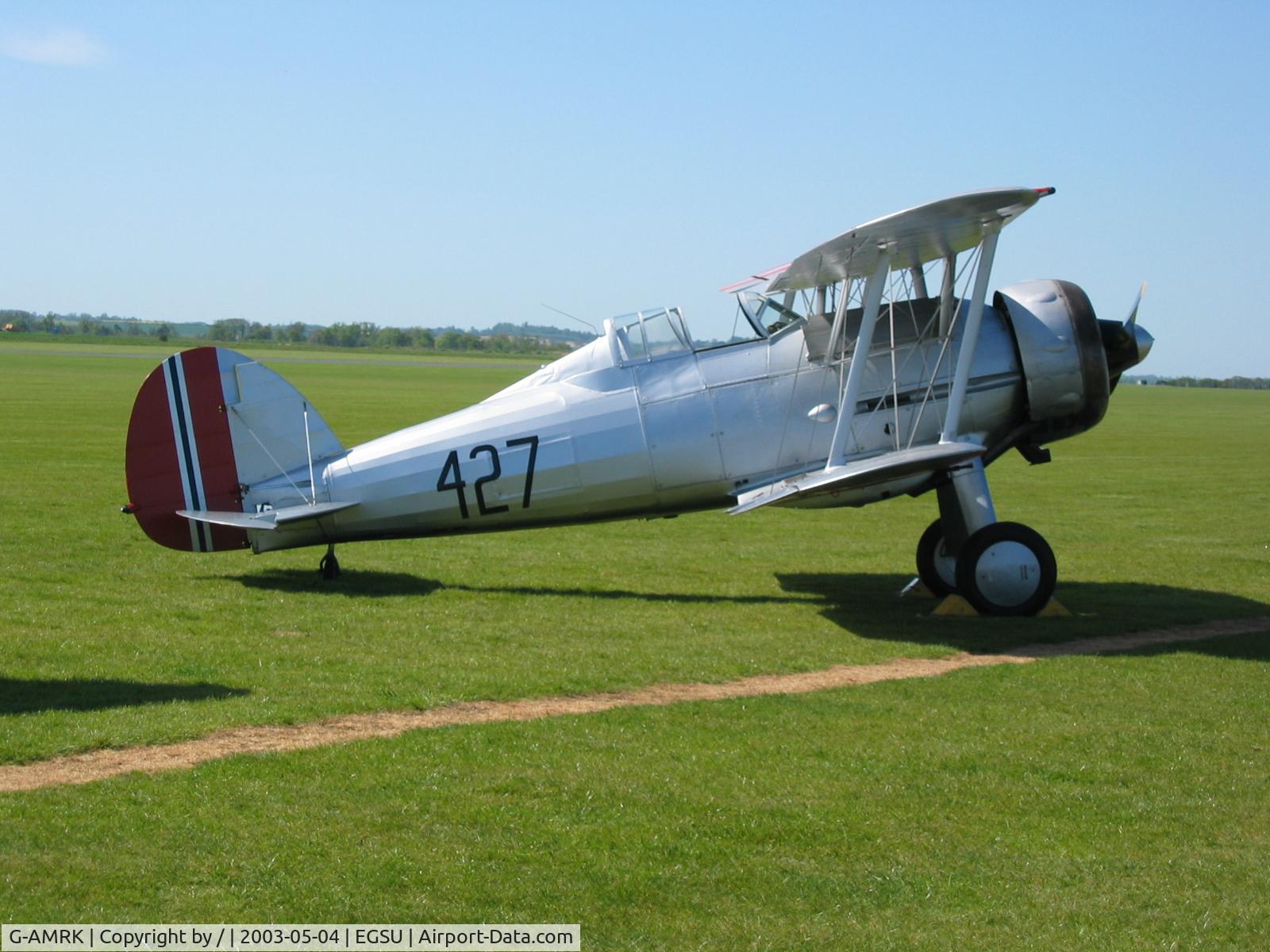 G-AMRK, 1937 Gloster Gladiator Mk1 C/N [L8032], /