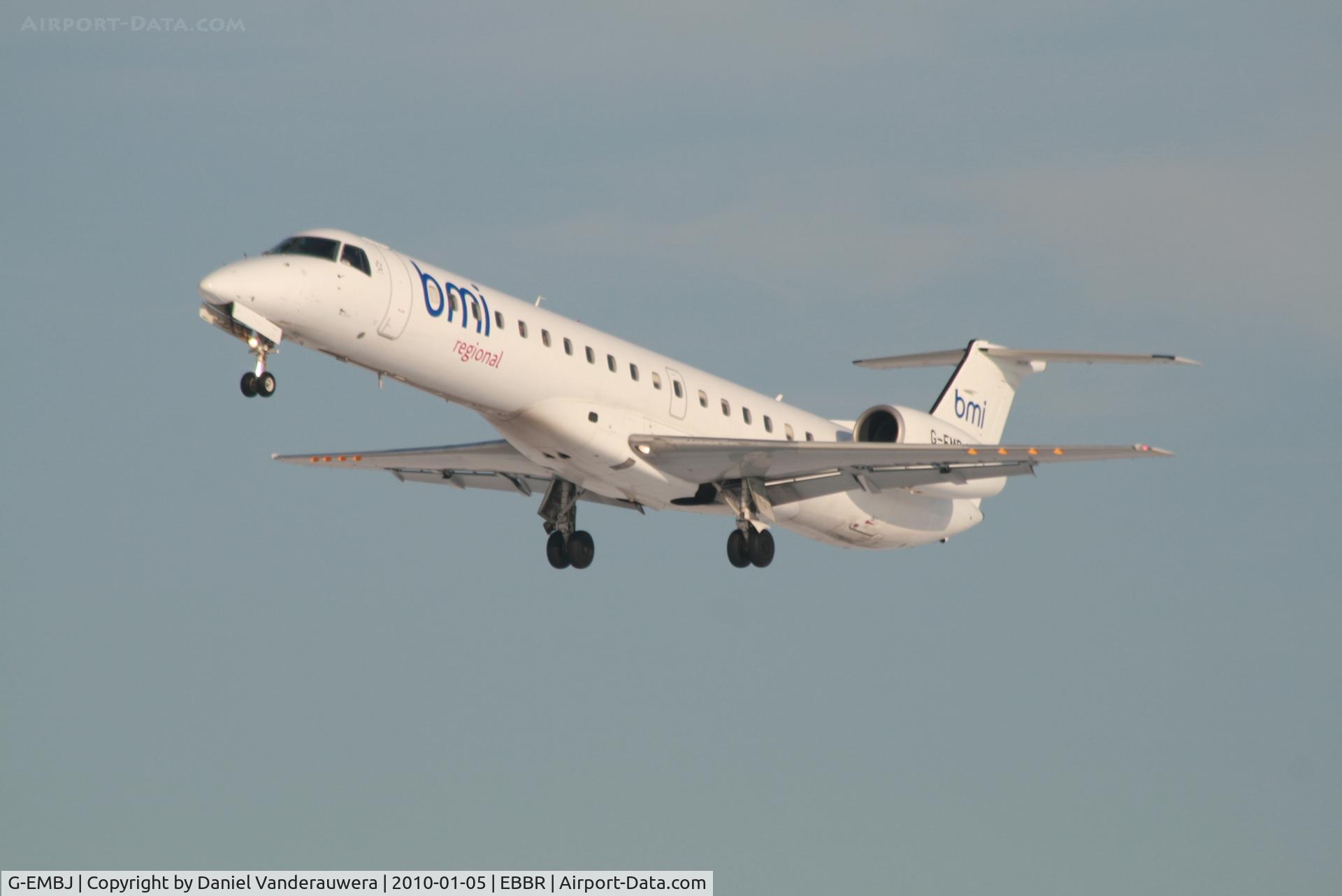 G-EMBJ, 1999 Embraer ERJ-145EU (EMB-145EU) C/N 145134, Arrival of flight BD149 to RWY 25L