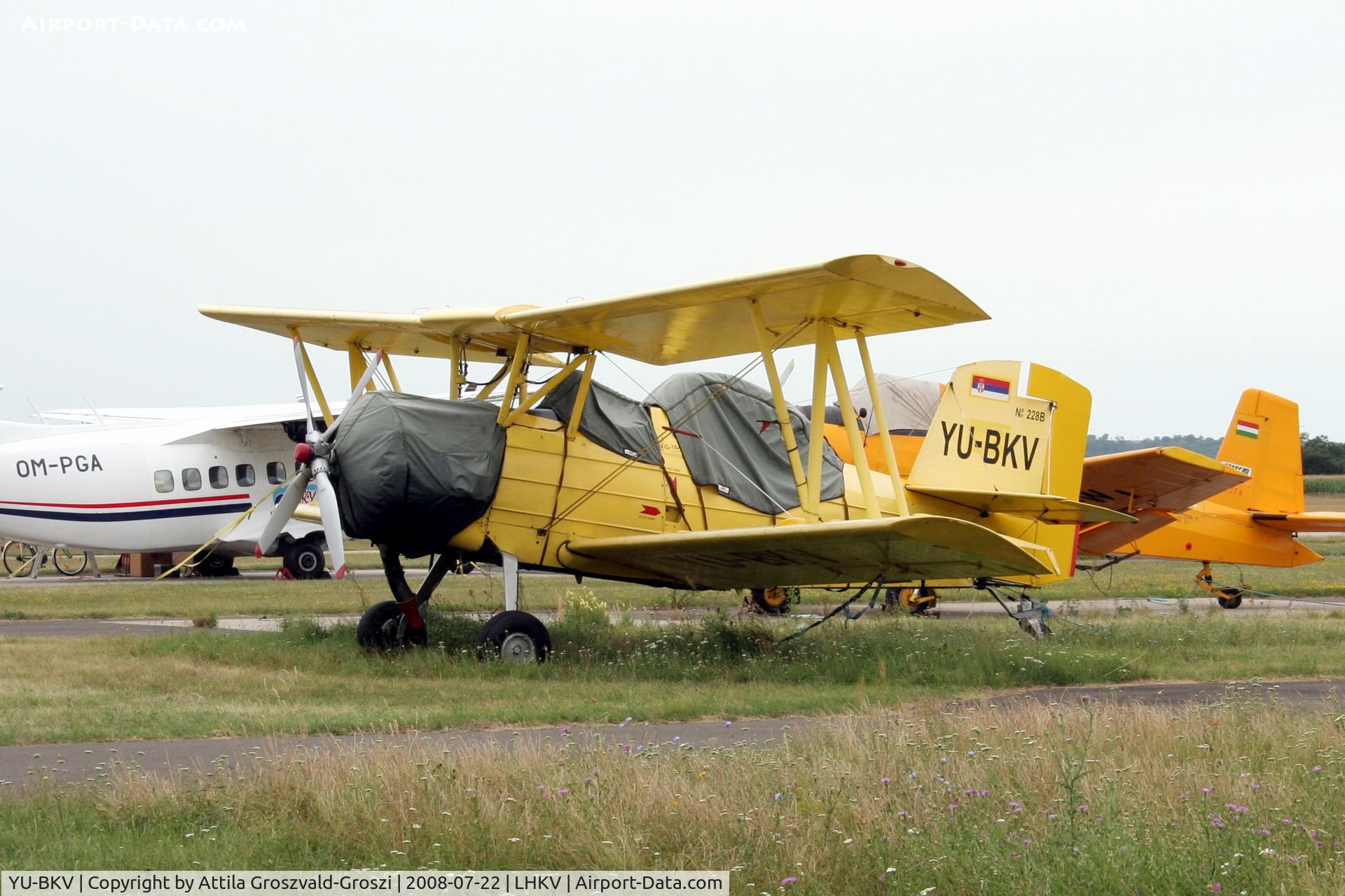 YU-BKV, 1977 Grumman G-164B Ag Cat B C/N 228B, Hungary-Kaposújlak airport.