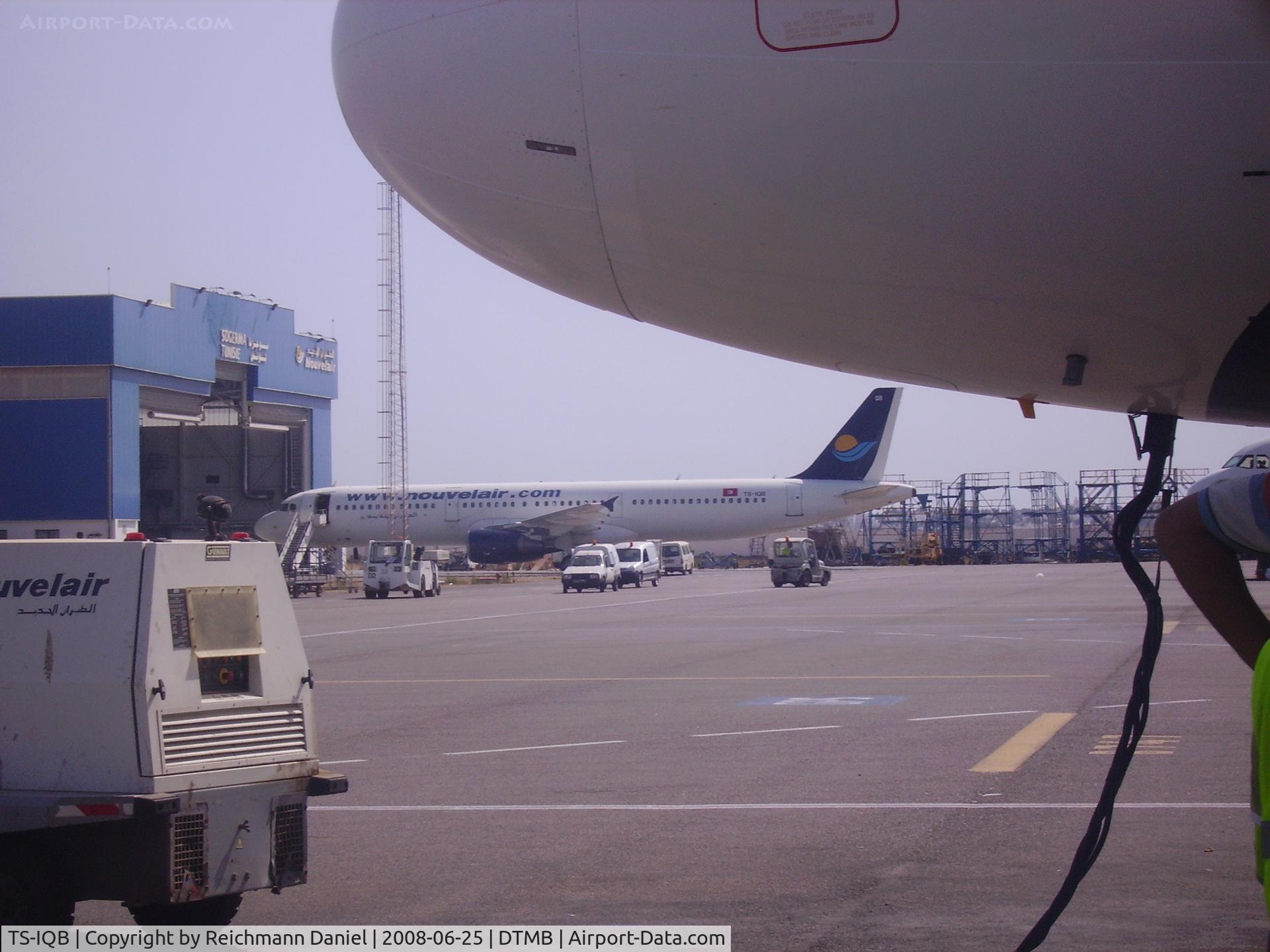 TS-IQB, 1999 Airbus A321-211 C/N 995, Infront of the Nouvelair Hangar