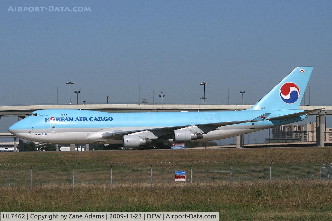 HL7462, 1997 Boeing 747-4B5F/SCD C/N 26406, Korean Air Cargo at DFW