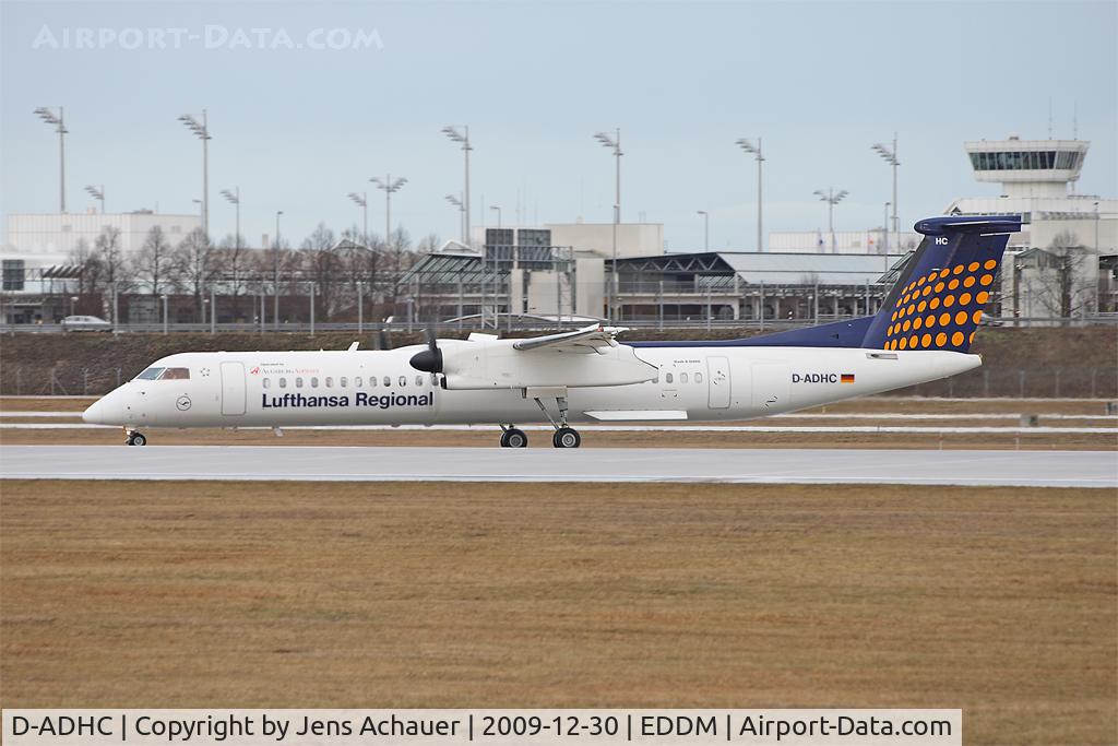 D-ADHC, 2001 De Havilland Canada DHC-8-402Q Dash 8 C/N 4045, Augsburg Airways - Dash 8-402Q - Reg. D-ADHC