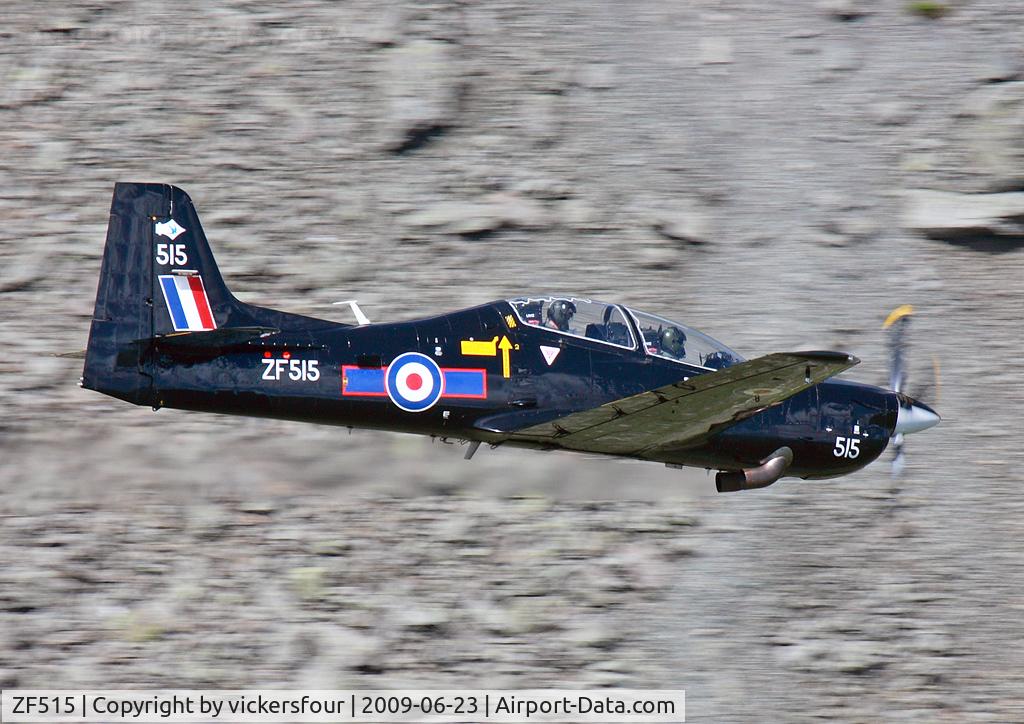 ZF515, 1992 Short S-312 Tucano T1 C/N S159/T130, Royal Air Force. Operated by 72 (R) Squadron. Taken in Kirkstone Pass, Cumbria.