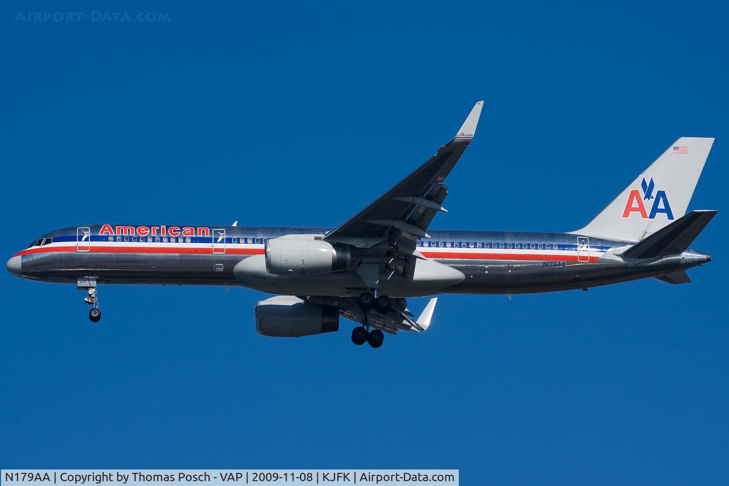 N179AA, 2002 Boeing 757-223 C/N 32397, American Airlines